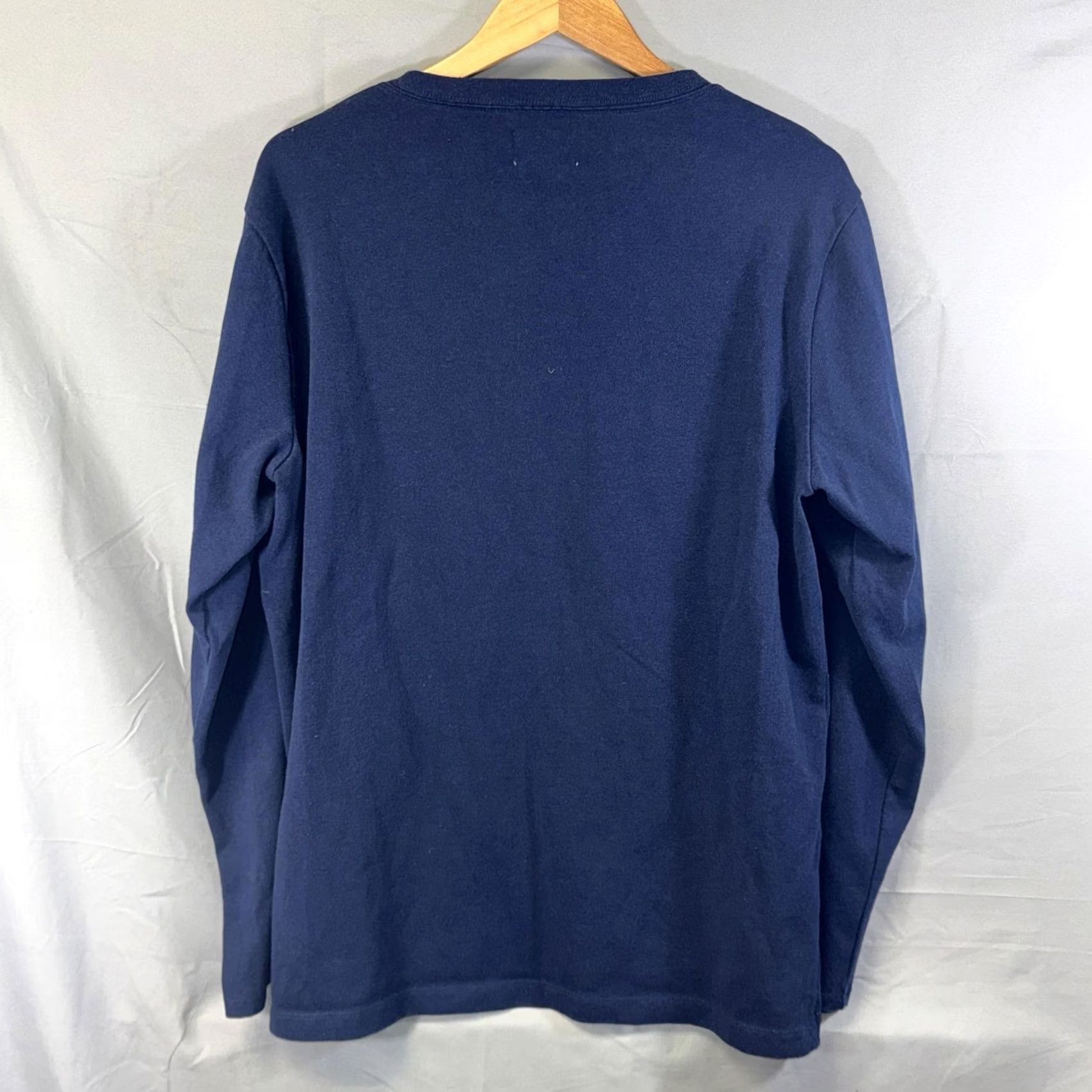 Taylor Stitch Taylor Stitch Henley Shirt Mens Large Navy Blue Long Sleeve Crewneck Casual Size US XXL / EU 58 / 5 - 2 Thumbnail