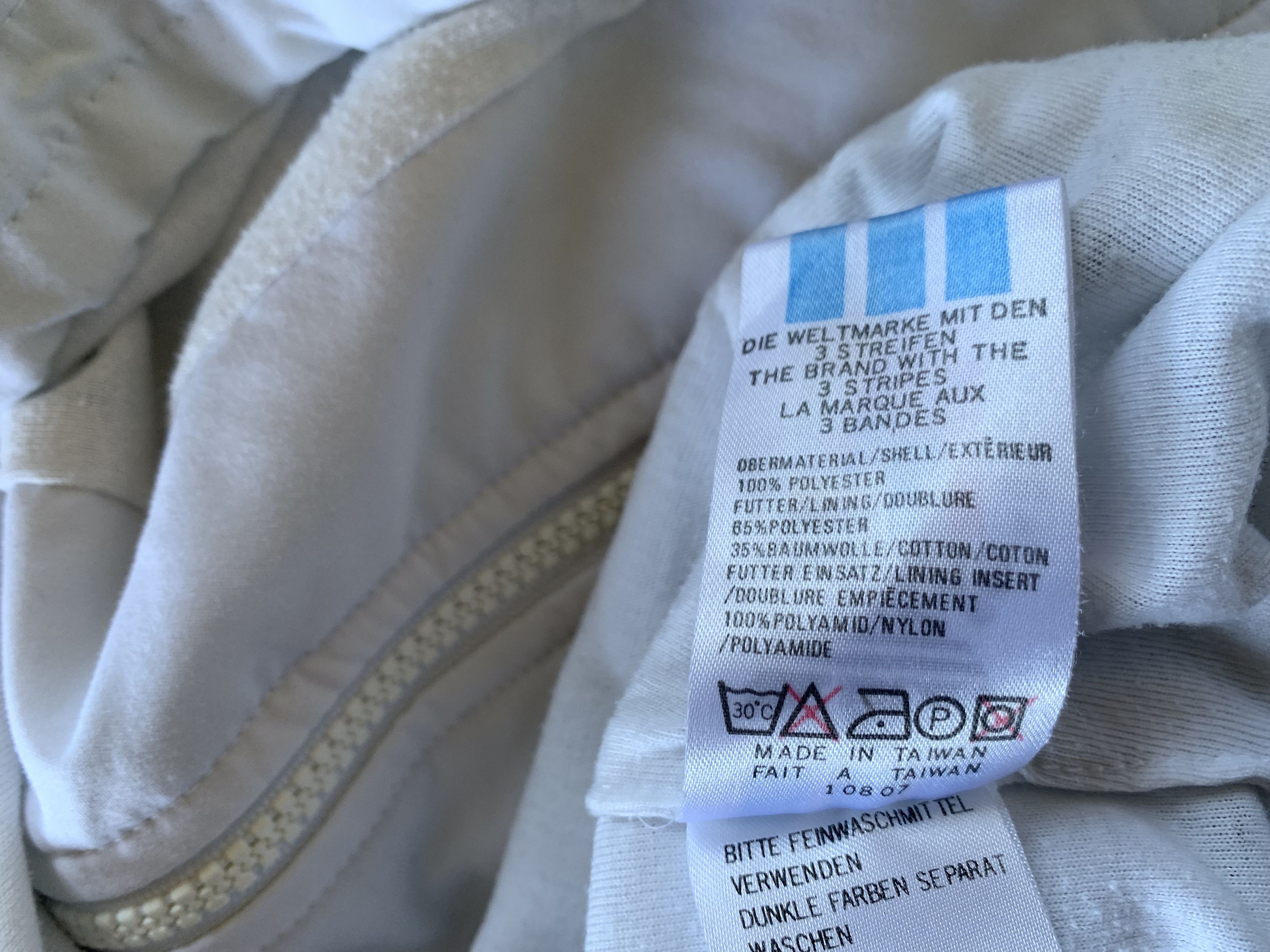 Adidas × Vintage Vintage Adidas D9 White Olympic Zip Jacket Size US XL / EU 56 / 4 - 9 Thumbnail