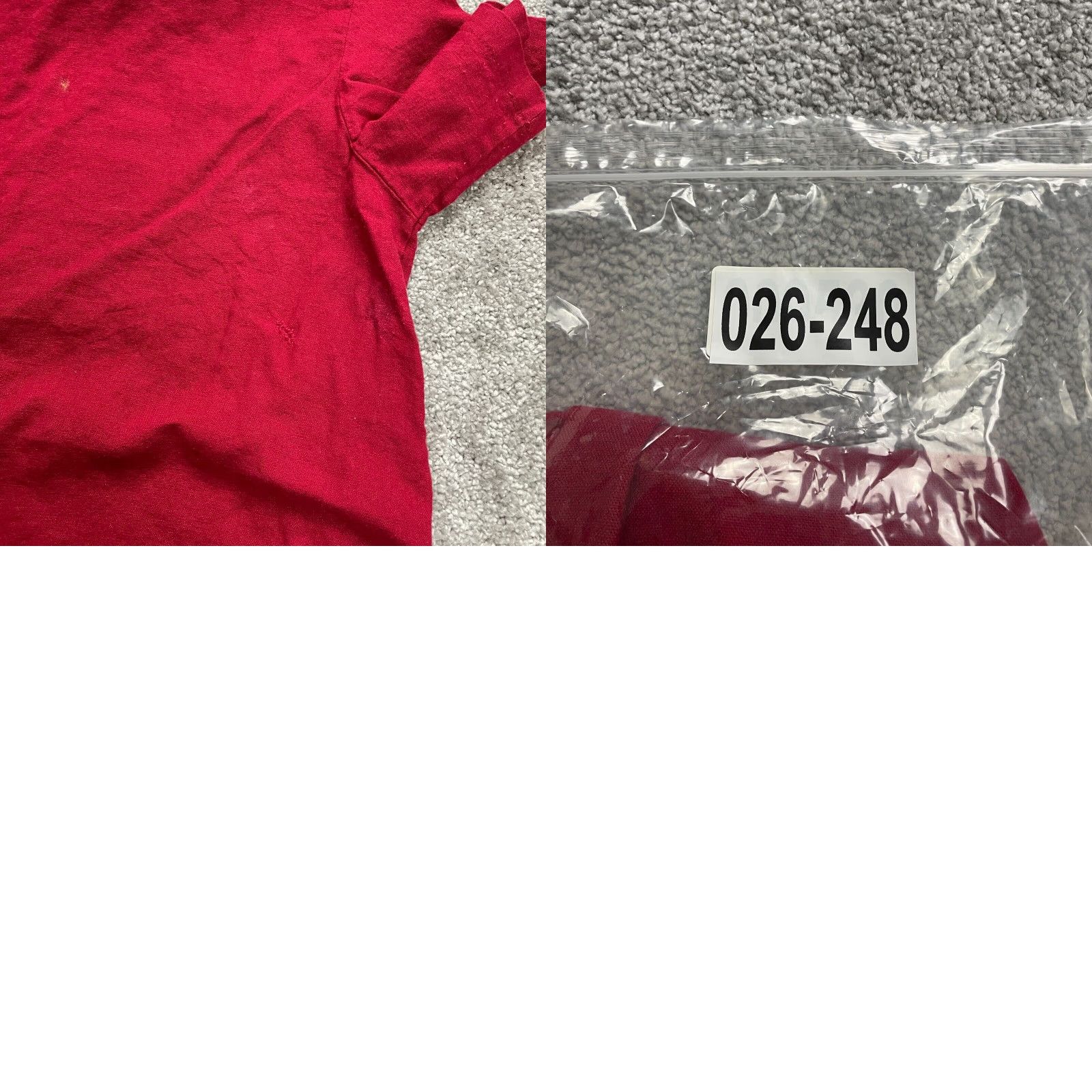 AQUA Aqua Blouse Shirt Womens M Red Short Sleeve Casual Knit Viscose Logo Classic Designer Size M / US 6-8 / IT 42-44 - 9 Thumbnail