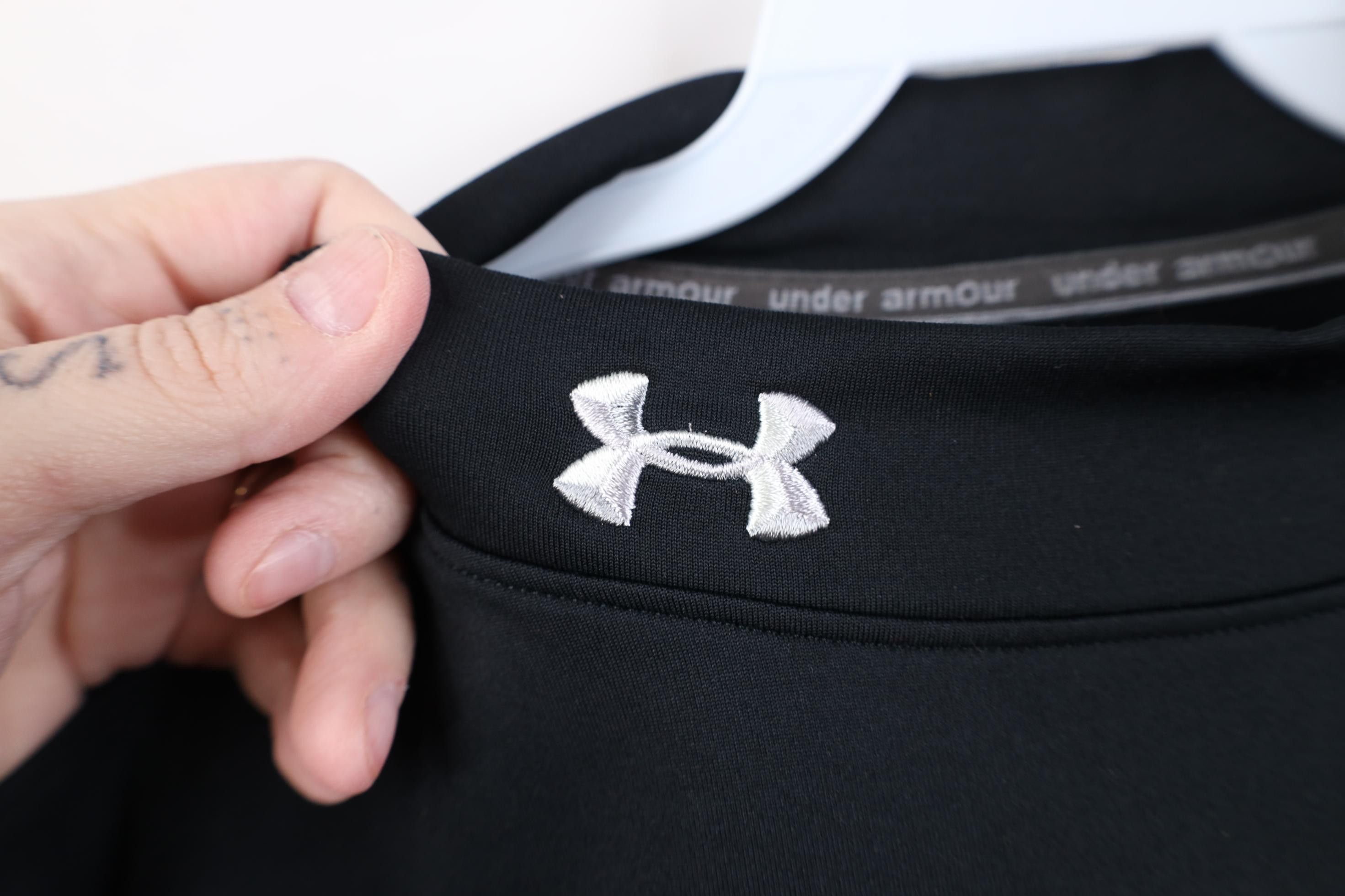 Under Armour Under Armour Compression Mock Neck Long Sleeve T-Shirt Black Size US XL / EU 56 / 4 - 4 Thumbnail