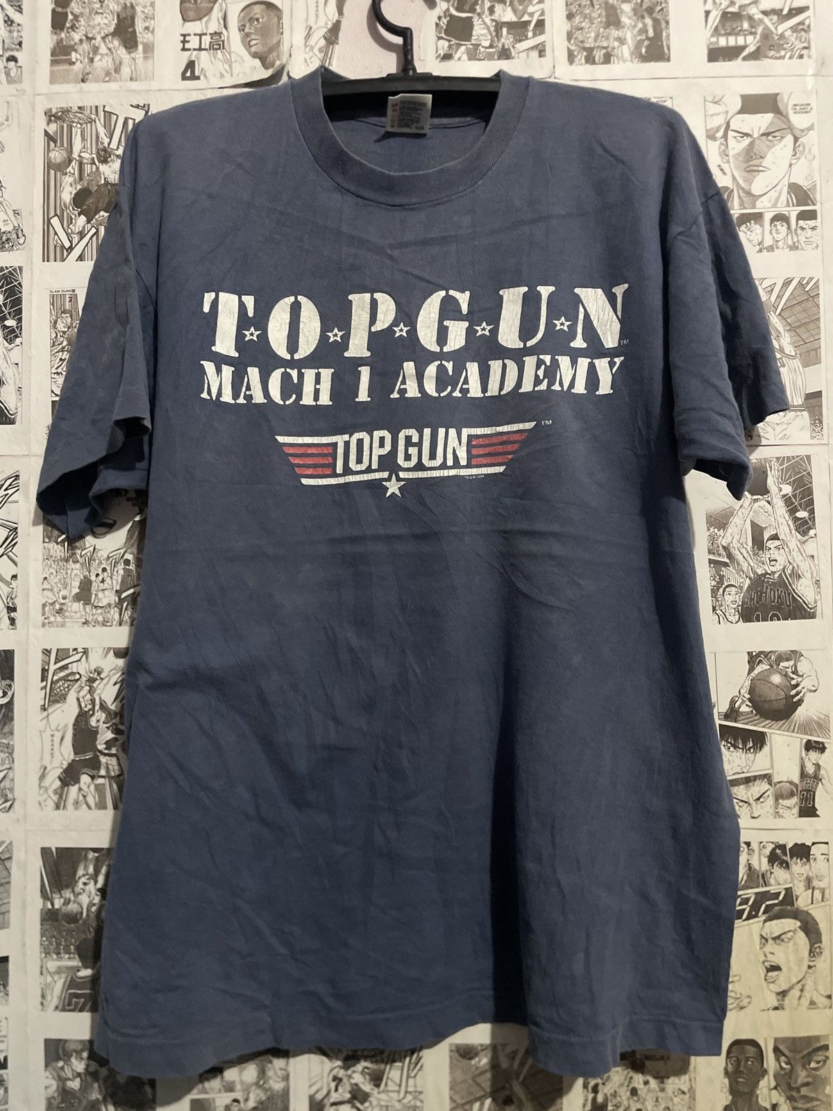 Japanese Brand × Vintage 94’ Top Gun Academy Movie Promo T-shirt Vintage Size US XL / EU 56 / 4 - 1 Thumbnail
