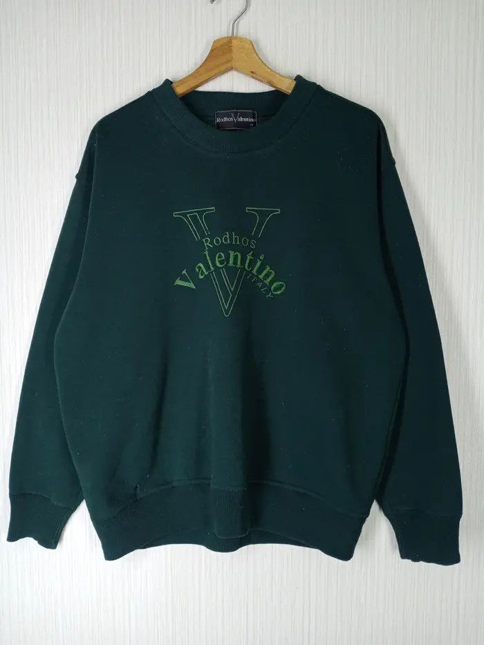 Gianni Valentino Rare Vintage Rodhos Valentino Italy Embroidered Big Logo Size US M / EU 48-50 / 2 - 6 Thumbnail