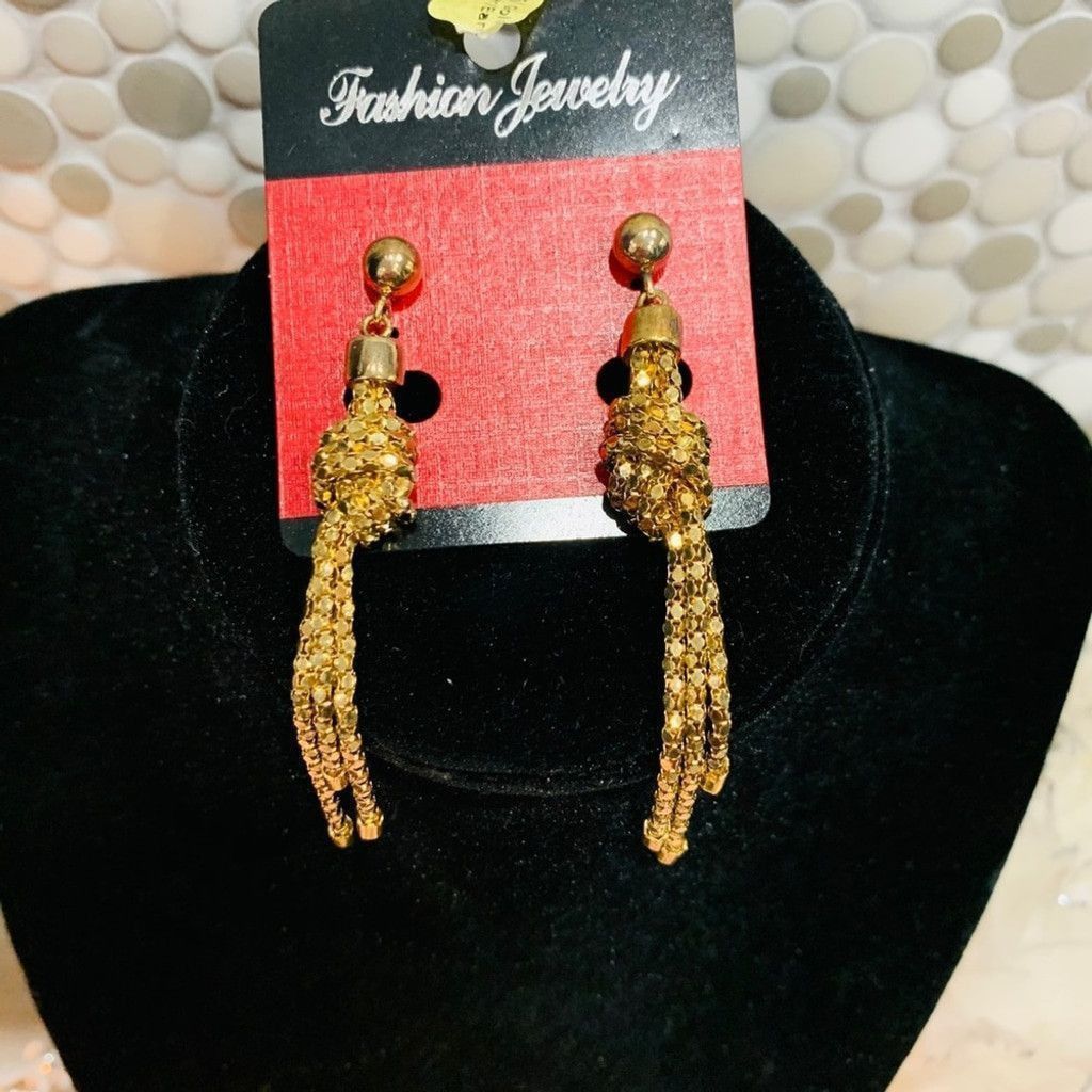 Other SALE !!Sterling Silver 14k Gold Plated BN Earrings Size ONE SIZE - 2 Thumbnail
