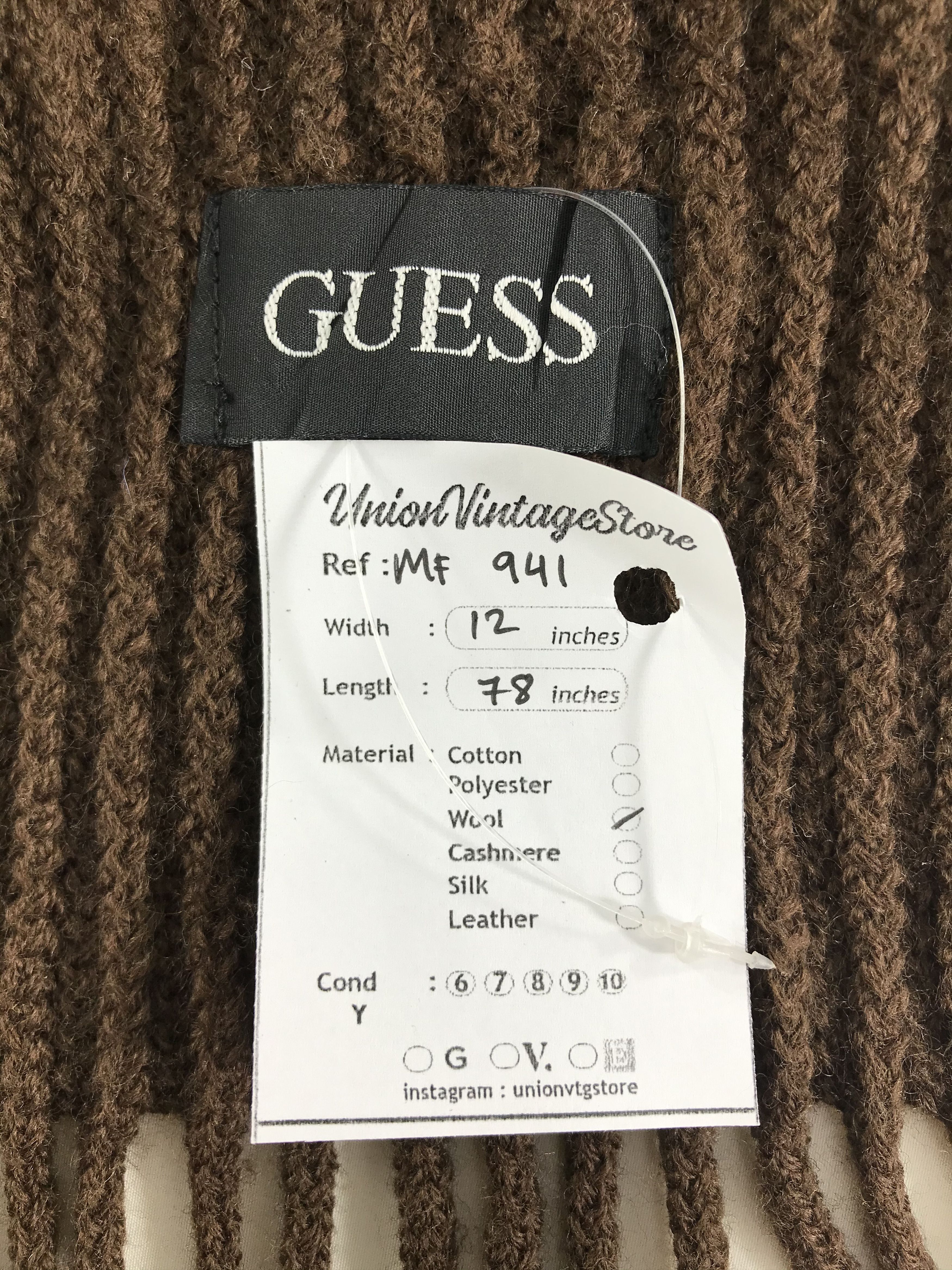 Guess Vintage Guess Scarf/Muffler/Neckwear MF941 Size ONE SIZE - 5 Thumbnail