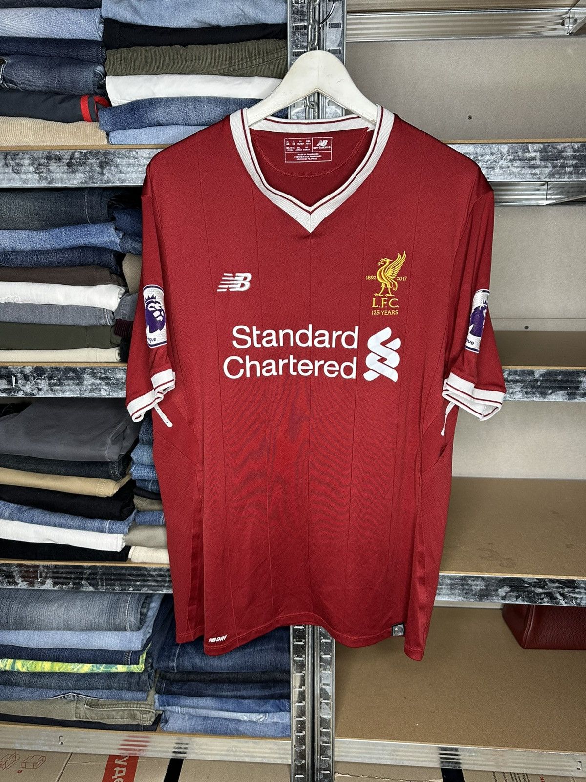 Liverpool FC 2017-2018 Home Jersey 125 Years 
