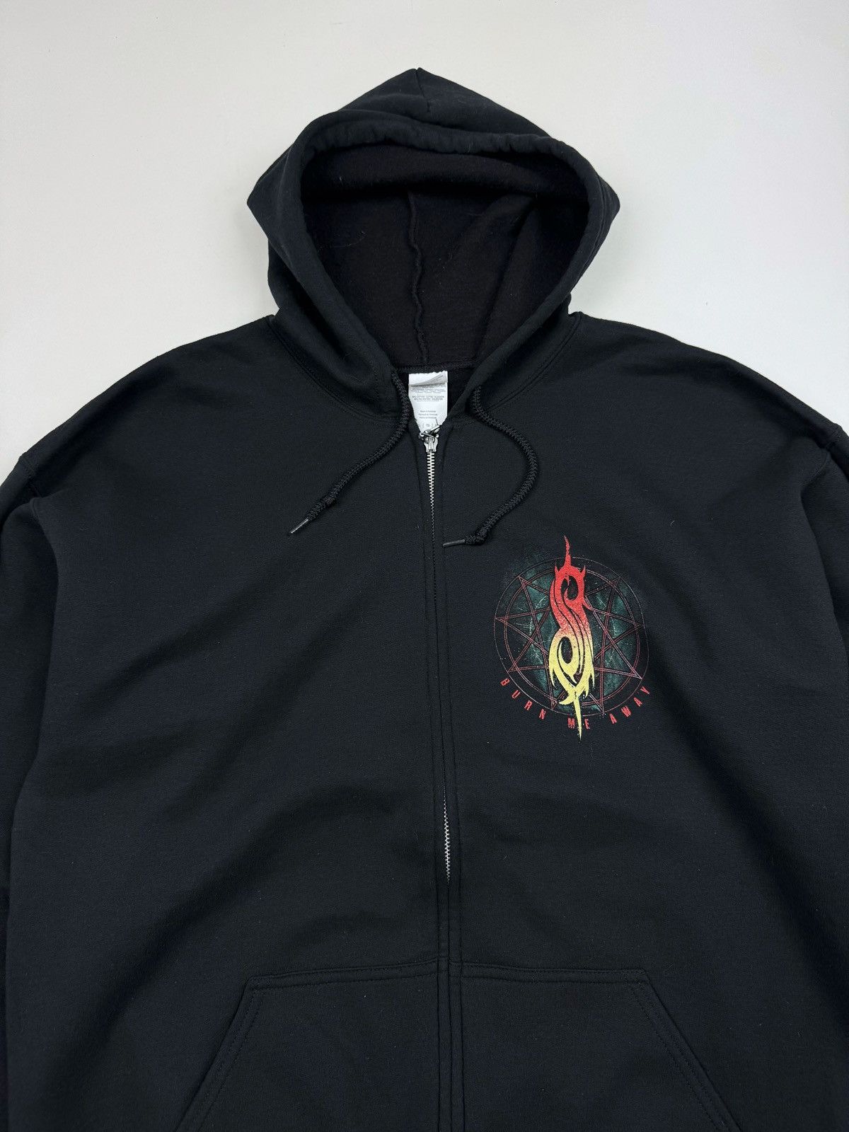 Band Tees 2018 Slipknot Burn Me Away Full Zip Hoodie Size US XL / EU 56 / 4 - 12 Thumbnail
