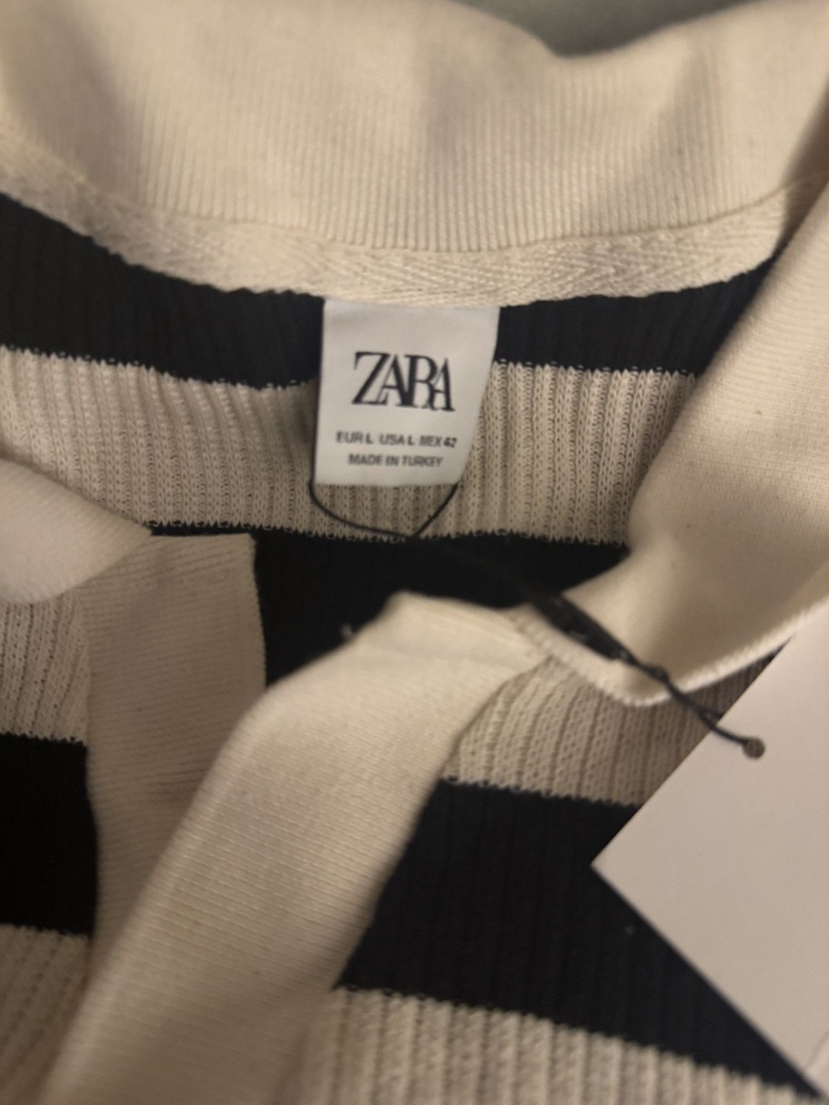Zara Zara Striped Polo SZ L Size US L / EU 52-54 / 3 - 4 Thumbnail