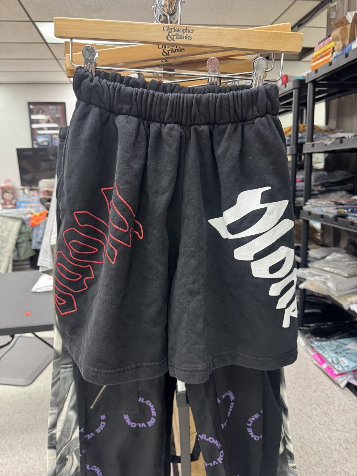 VLONE Lifestyle Logo Shorts Sz Medium