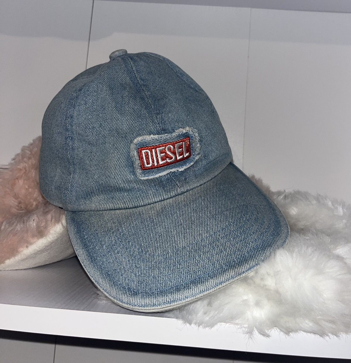 Diesel Vintage Denim Distressed Rare Diesel cap Beauty Beast Y2K Size ONE SIZE - 3 Thumbnail