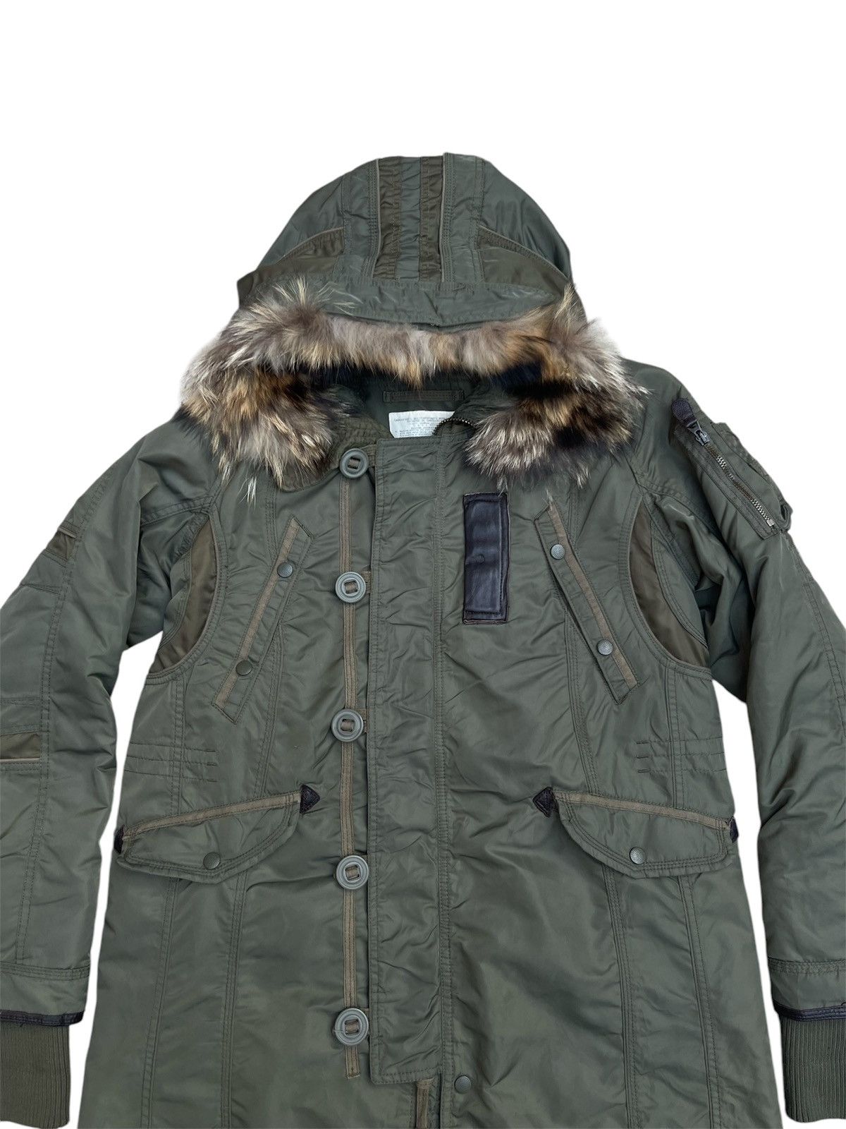 GOA G.O.A Military Parka Faux Fur Hood Heavy Duty Zipper Size US M / EU 48-50 / 2 - 7 Thumbnail