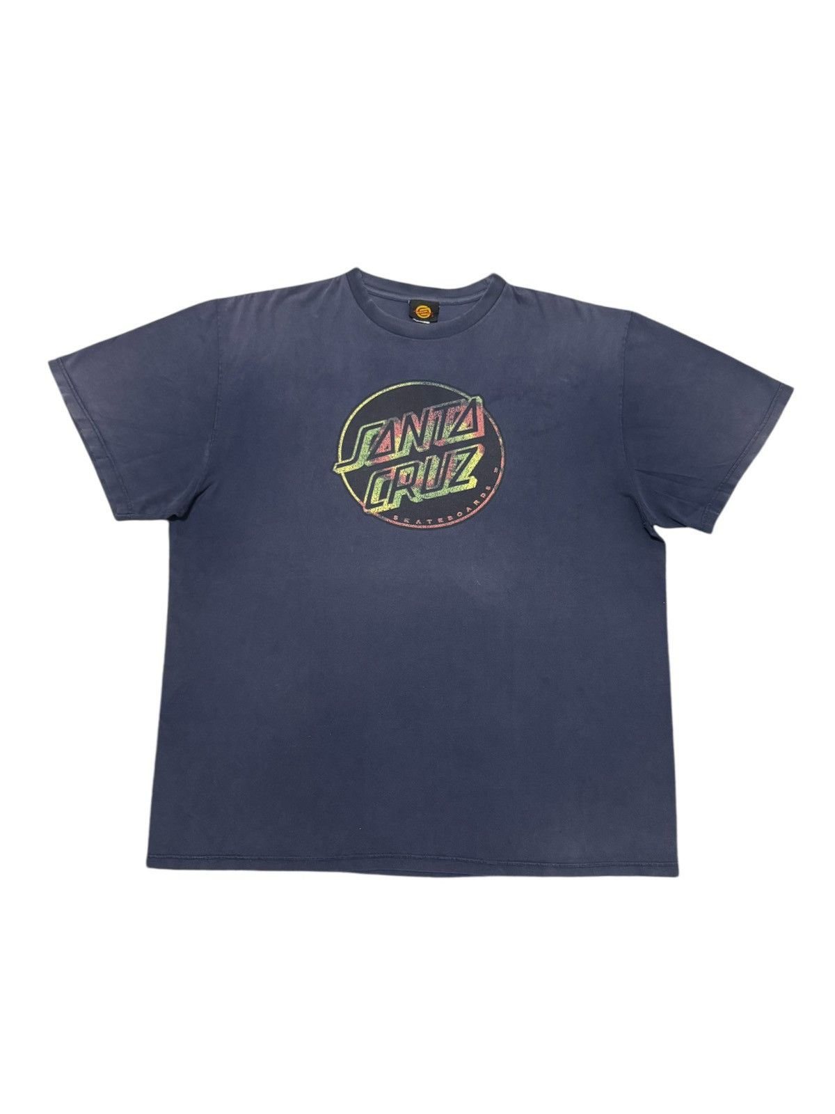 Fadeless × Santa Cruz Skateboards × Vintage Vintage 90s Santacruz Skateboarding logo thrashed tees Size US XXL / EU 58 / 5 - 1 Thumbnail