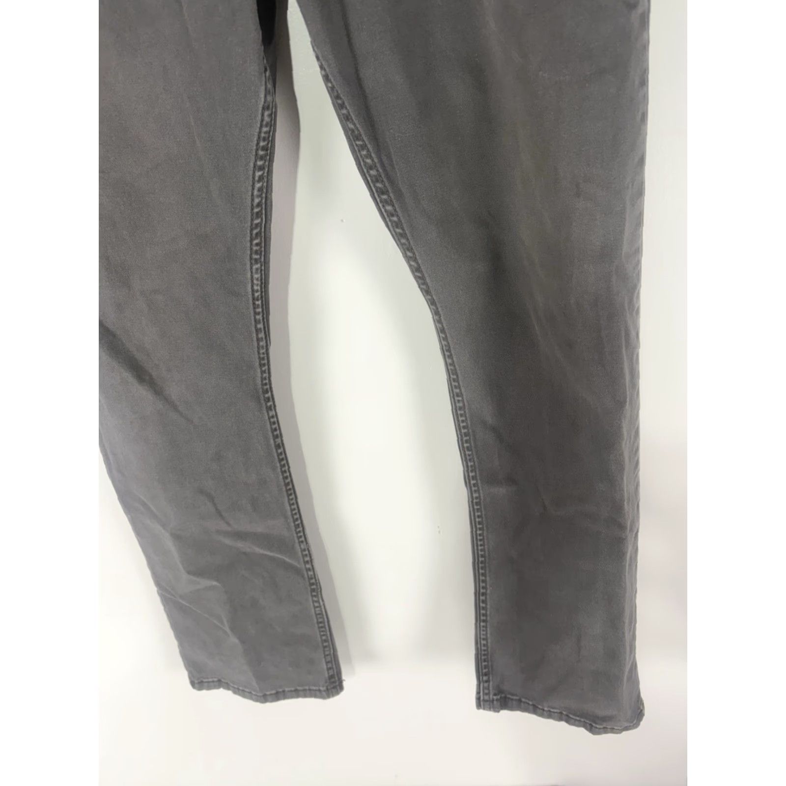 Wrangler Wrangler Straight Fit Jeans Gray 30X30 Regular Mens Denim Size US 30 / EU 46 - 3 Thumbnail