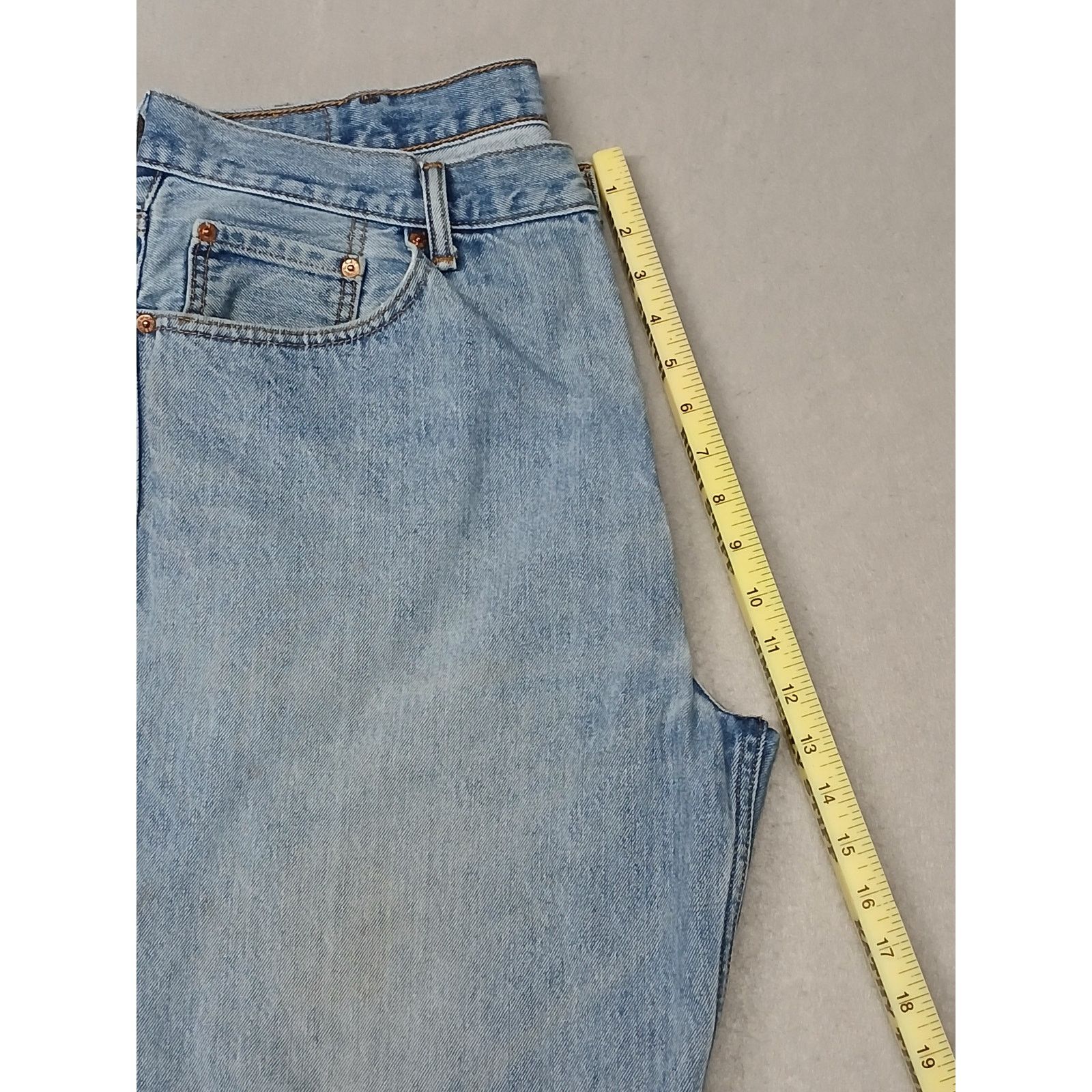 Levi's Levis 550 (40x30) Relaxed Fit Straight Leg Light Denim Jeans Size US 40 / EU 56 - 6 Thumbnail