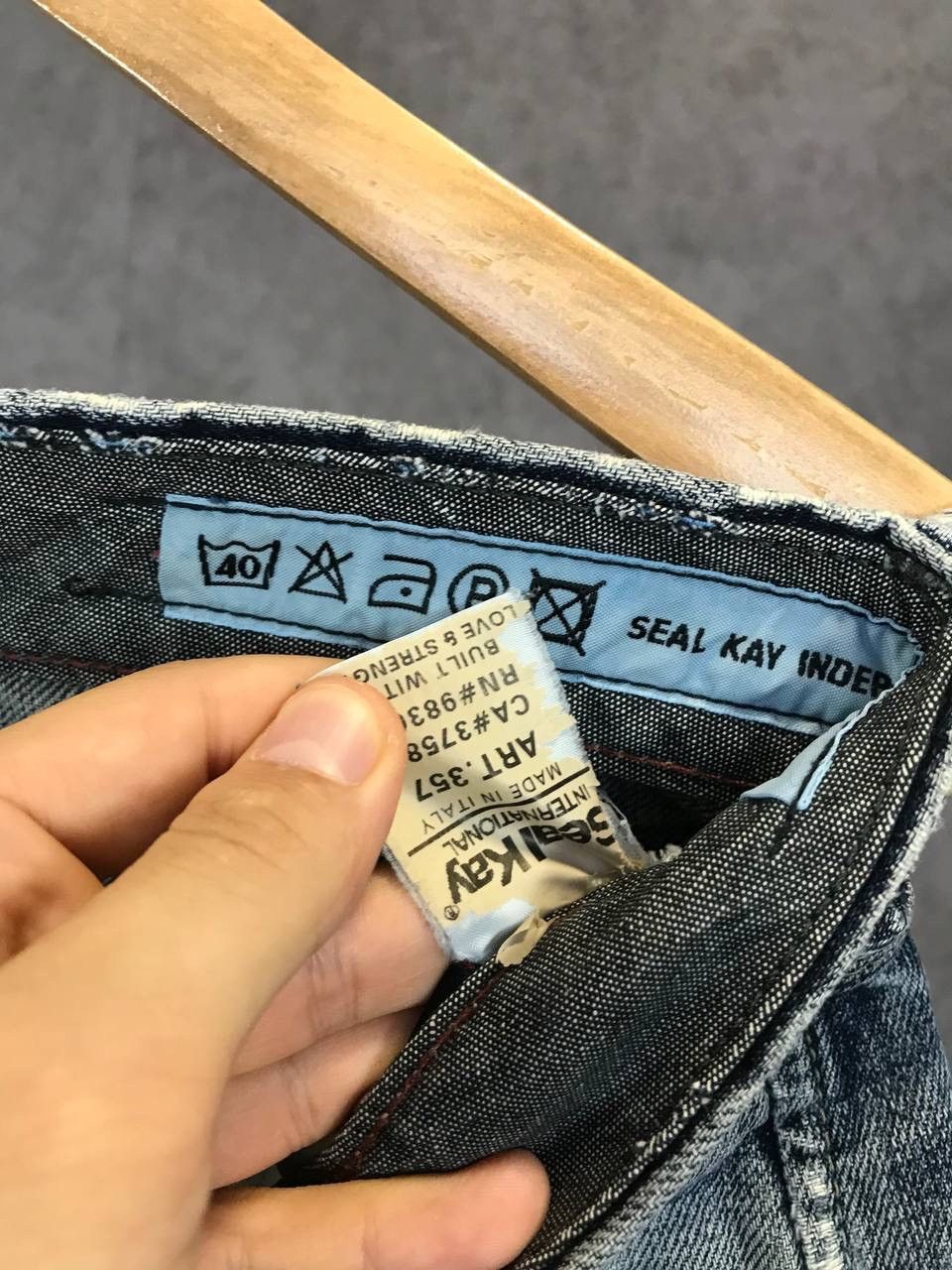 Vintage Seal Kay distressed vintage designer jeans Size US 28 / EU 44 - 5 Thumbnail