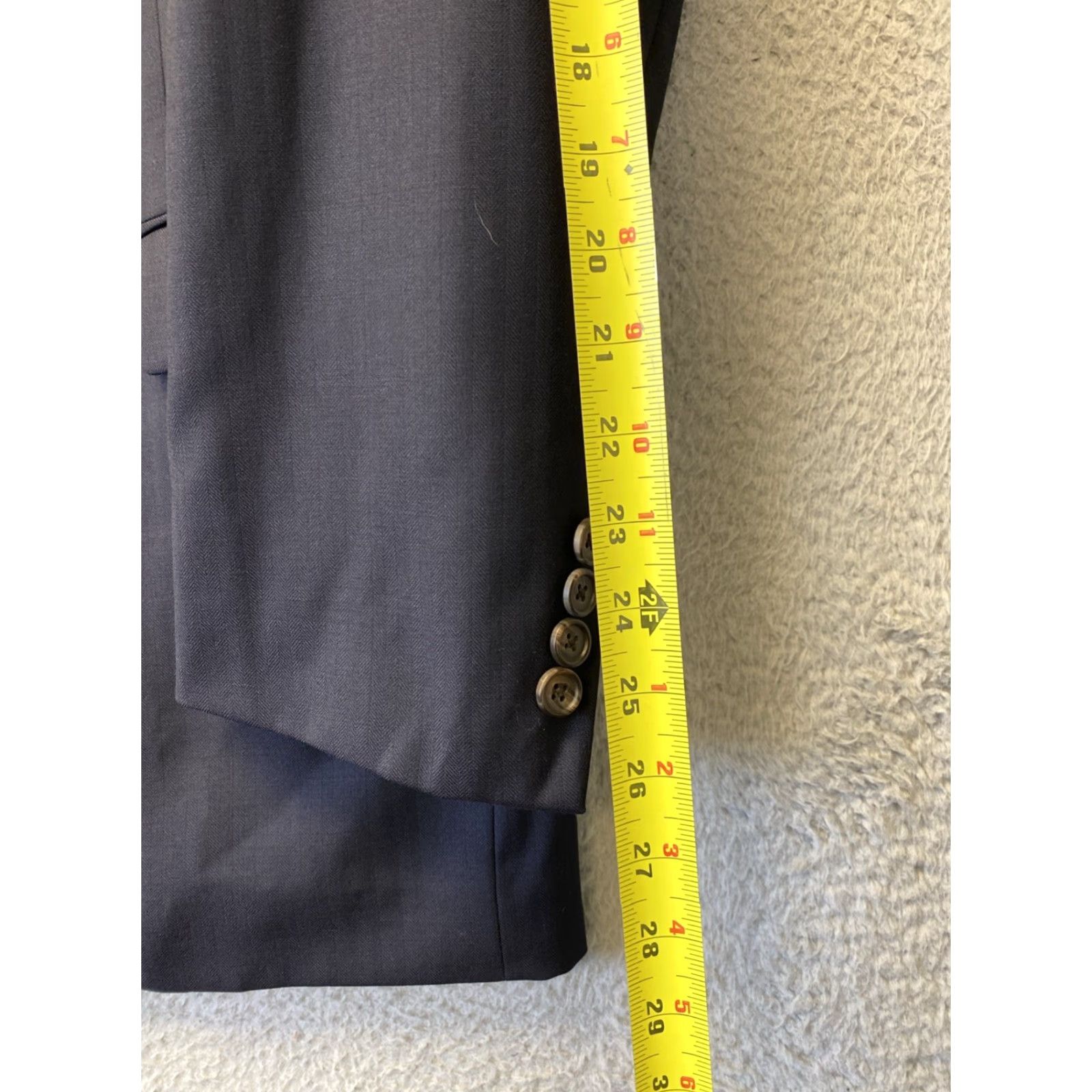 Ralph Lauren VINTAGE Ralph Lauren Green Label RLGL 2-piece Suit Men Regular Size 46L Black Striped Formal Size 46L - 6 Thumbnail