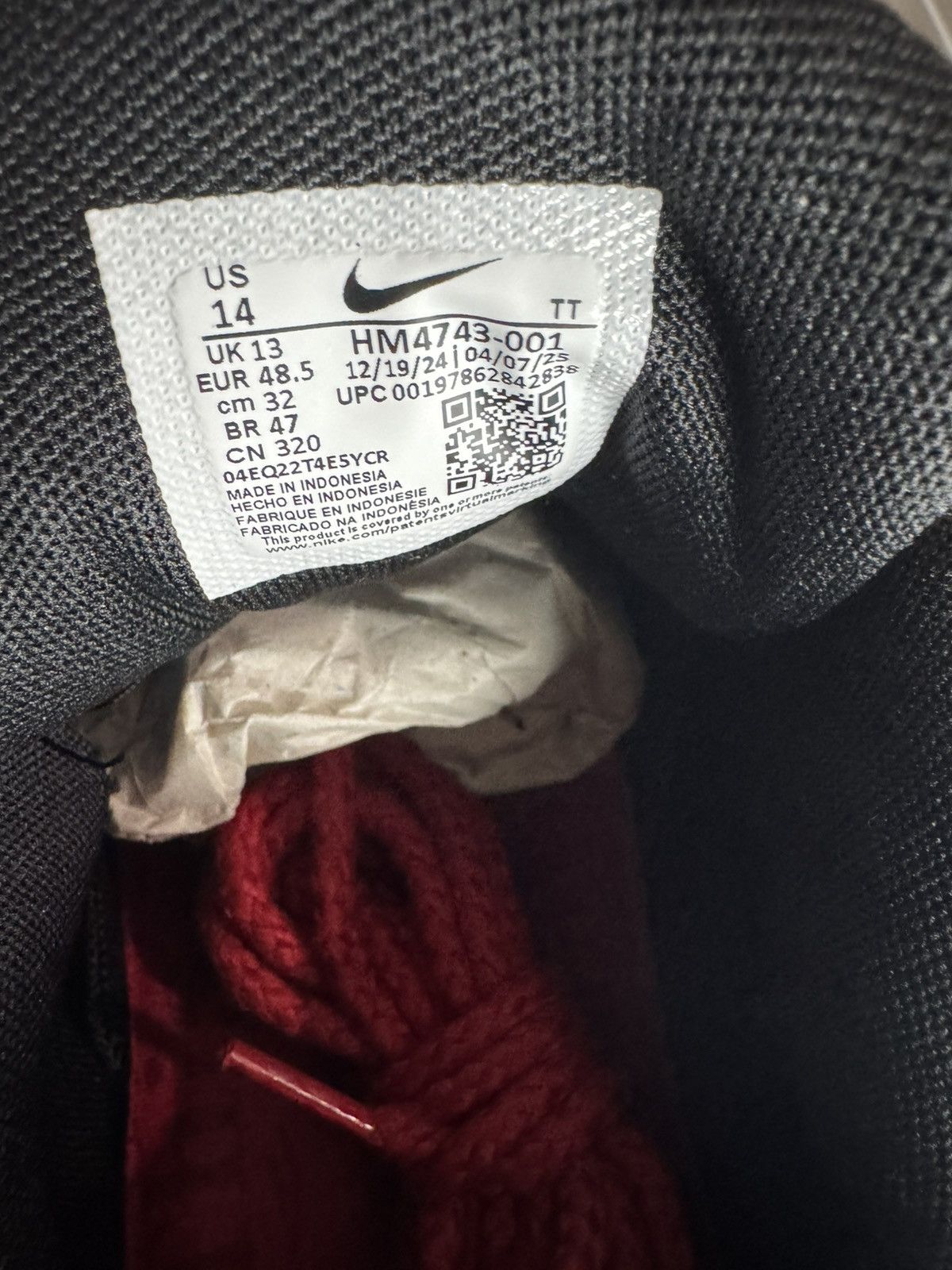 Levi's × Nike Nike x Levi’s Air Max 95 OG ‘Black Anthracite’ Size US 14 / EU 47 - 7 Thumbnail