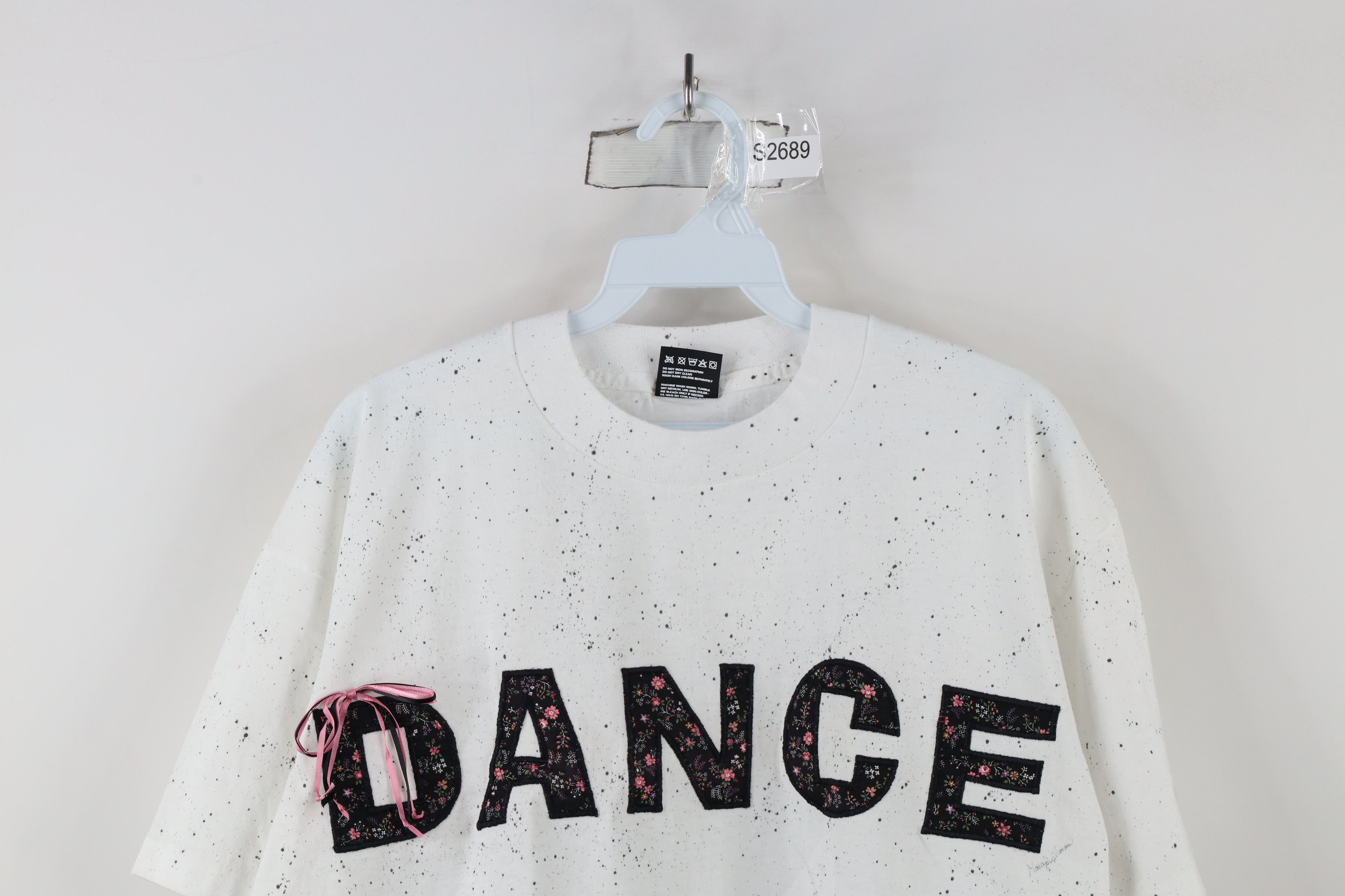 Vintage Vintage 90s aint Fleck Quilt Patch Dance Mom T-Shirt USA Size XL / US 12-14 / IT 48-50 - 2 Thumbnail