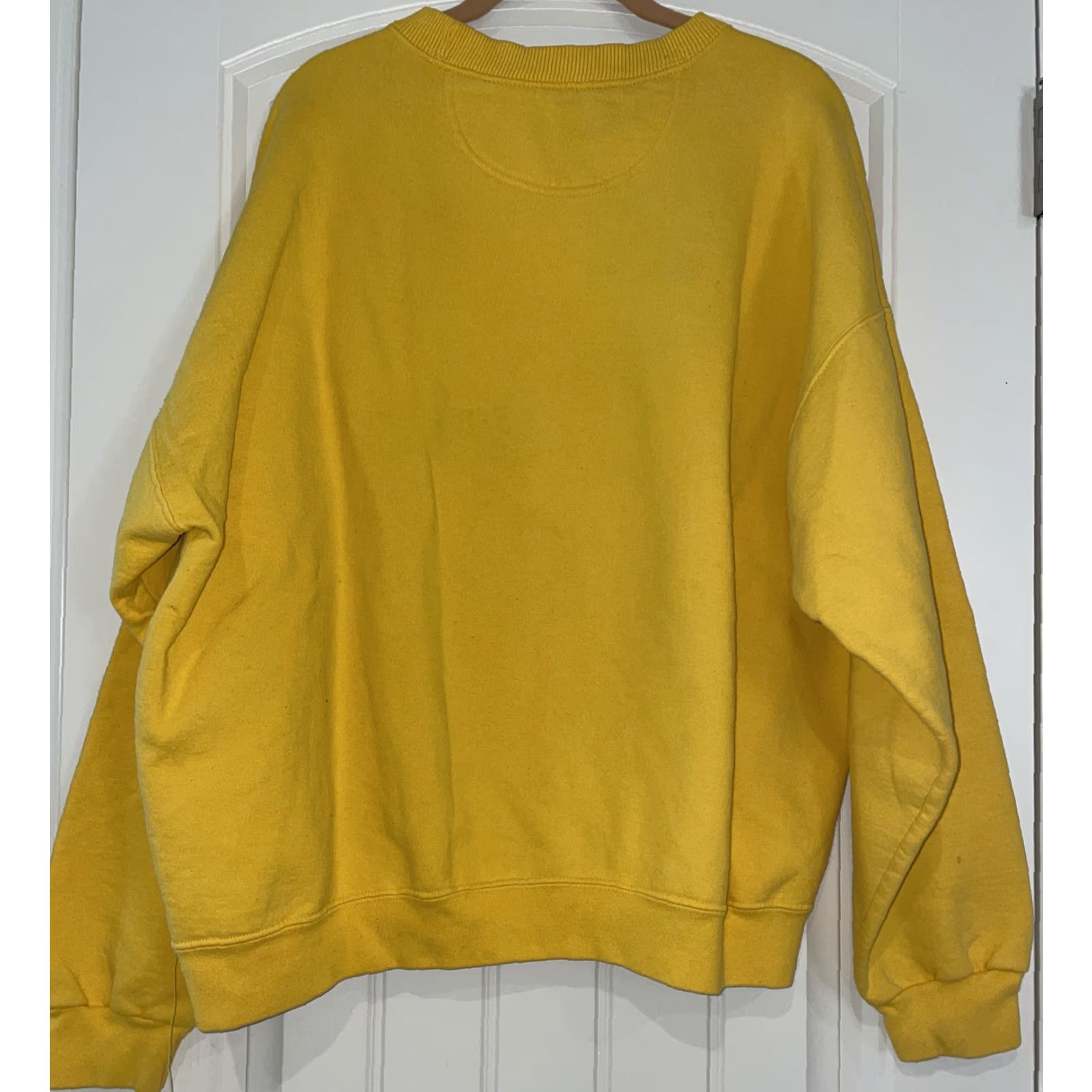 Starter VINTAGE STARTER Bright Yellow Crewneck Heavy Sweatshirt XL Men’s Sweatshirt Pullover 90s Logo Embroidered Fleece Jacket Size US XL / EU 56 / 4 - 6 Thumbnail