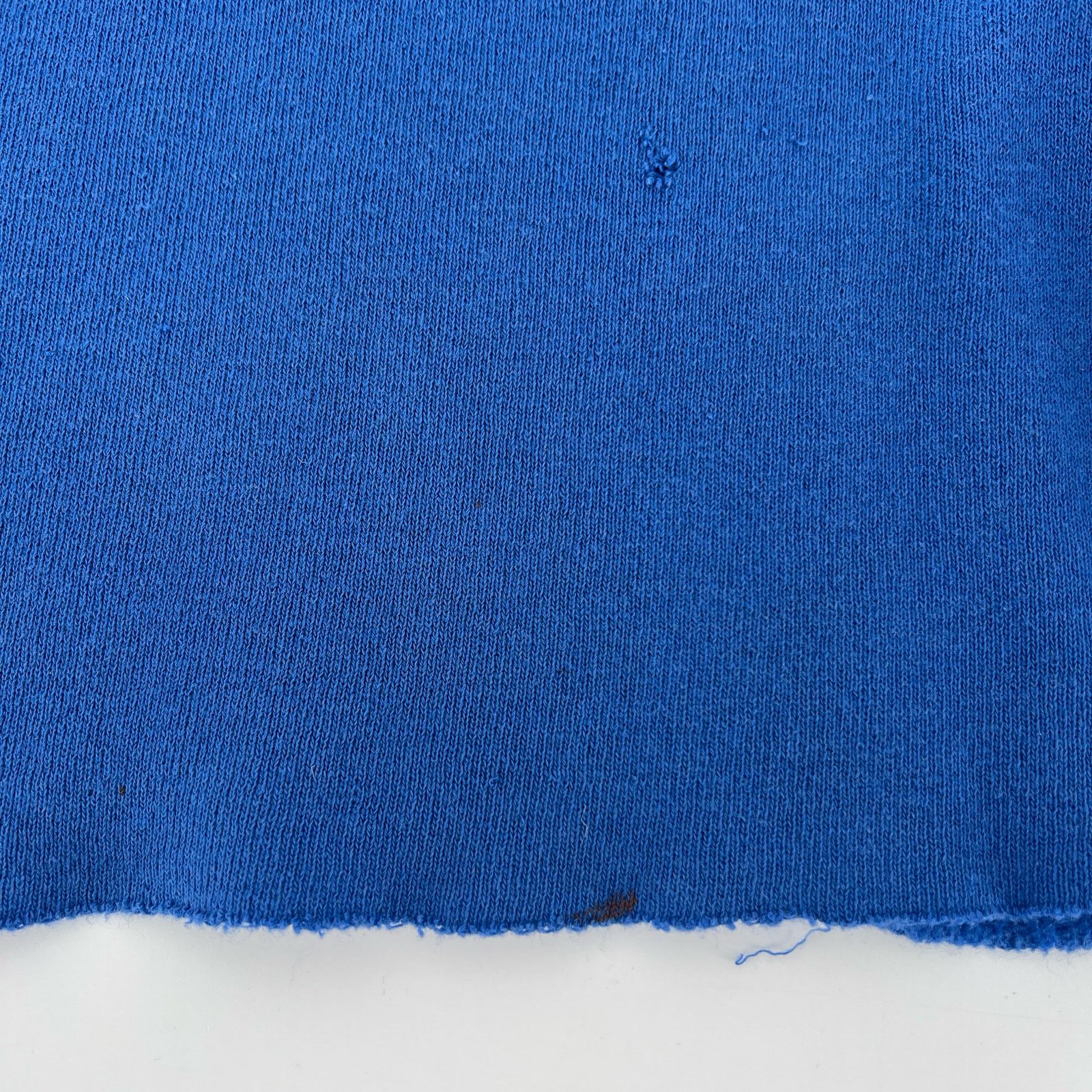 Vintage 90s blank crewneck blue cropped sweatshirt 1990s vintage Size ONE SIZE - 5 Thumbnail