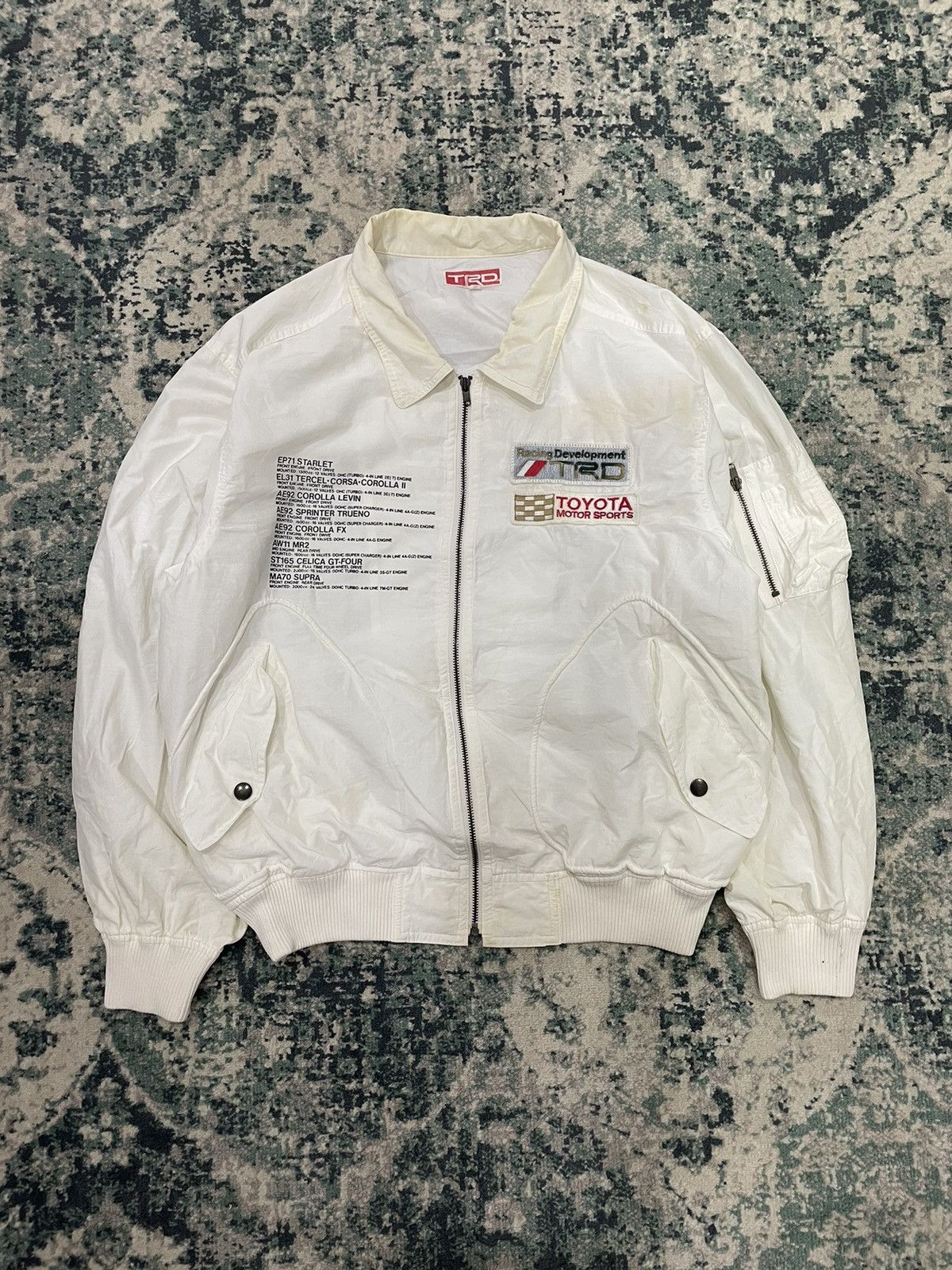 Gear for Sports Vintage Ma-1 Toyota TRD Japan Domestic Market Trueno Jacket Size US L / EU 52-54 / 3 - 2 Thumbnail
