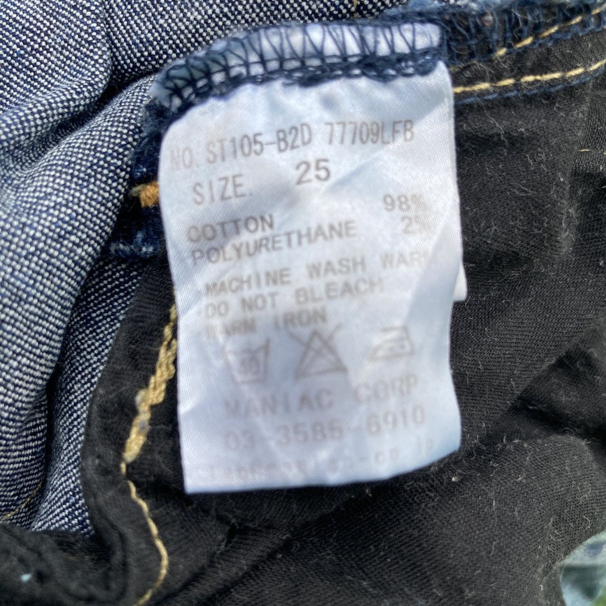 If Six Was Nine LE GRANDE BLEU (L.G.B) RIPPED JEANS Size US 32 / EU 48 - 17 Thumbnail