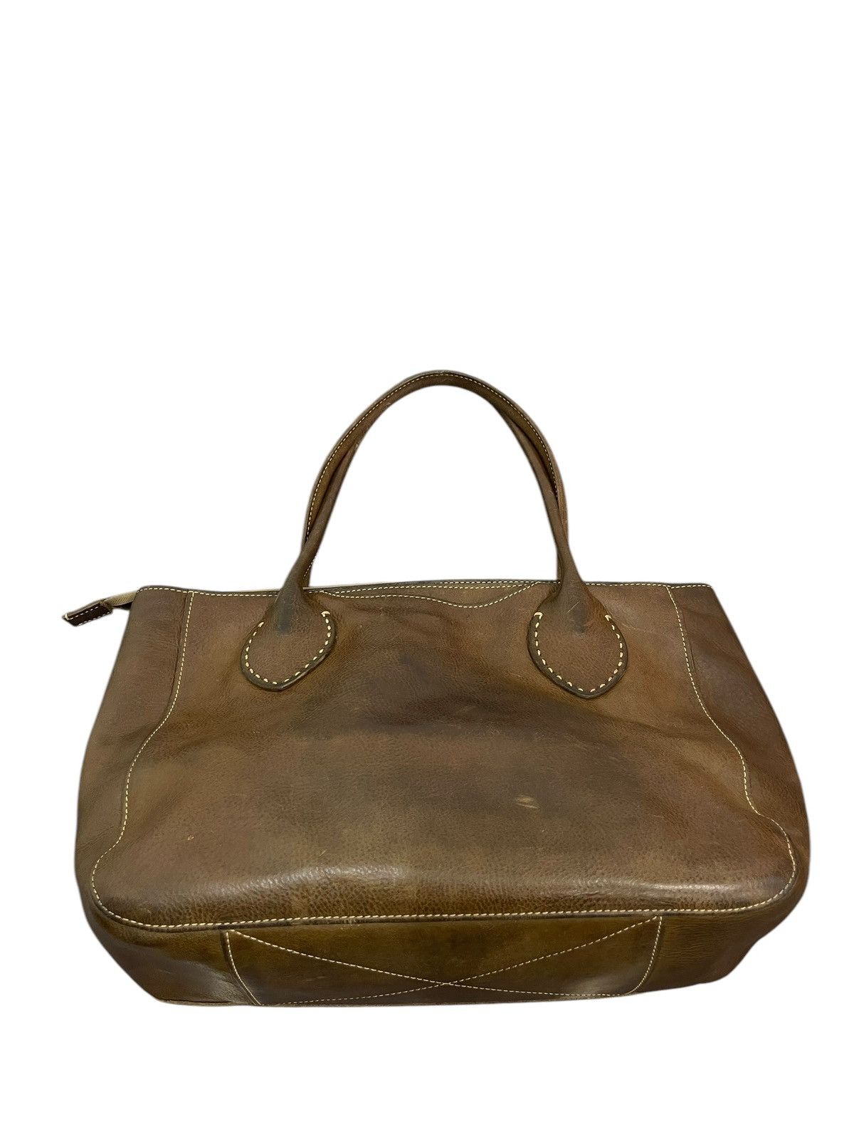 Genuine Leather Full Leather Genten Japan Tote Shoulder Bag 1🟩9 Size ONE SIZE - 16 Thumbnail