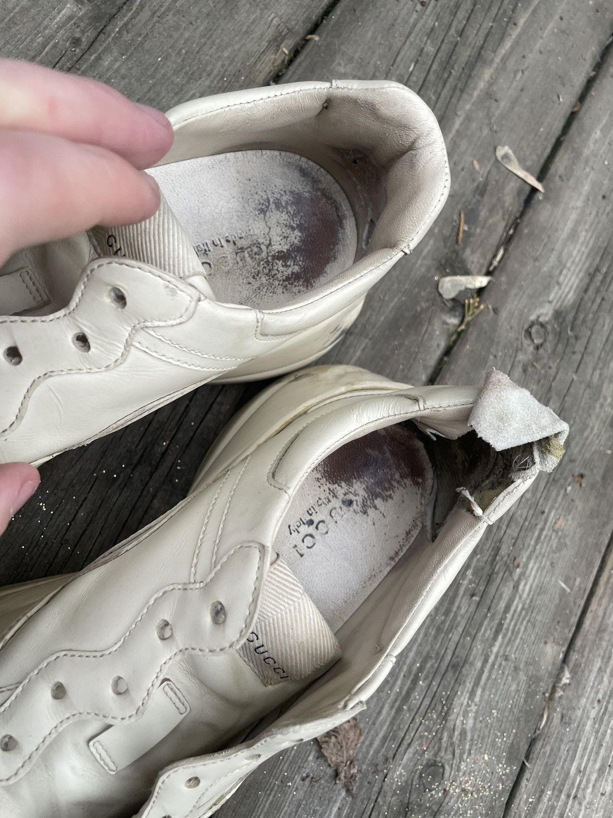 Gucci Gucci white and gray sneakers size 37 Size US 7 / IT 37 - 6 Thumbnail