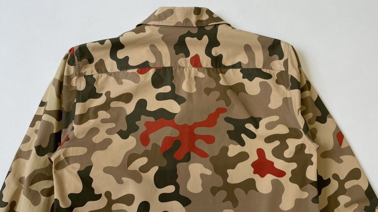Dries Van Noten Sample ‘Desert Camo’ Print Utility Shirt Size US M / EU 48-50 / 2 - 9 Thumbnail