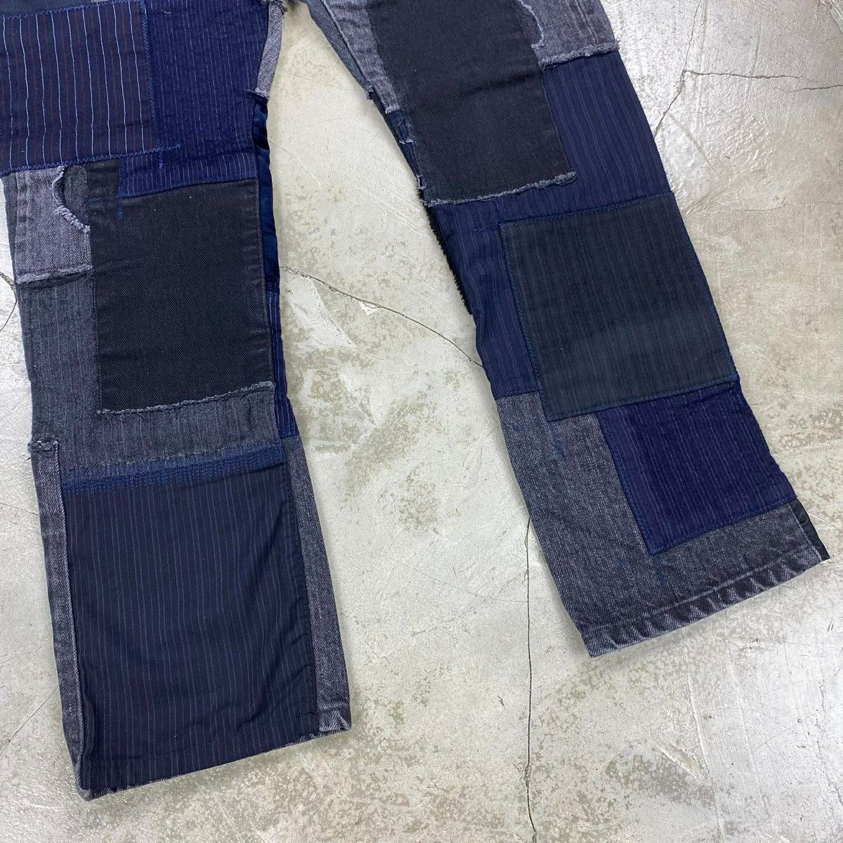 Junya Watanabe LOOKBOOK Style 3 FW2022 Patchwork Denim Pants Size US 33 - 5 Thumbnail
