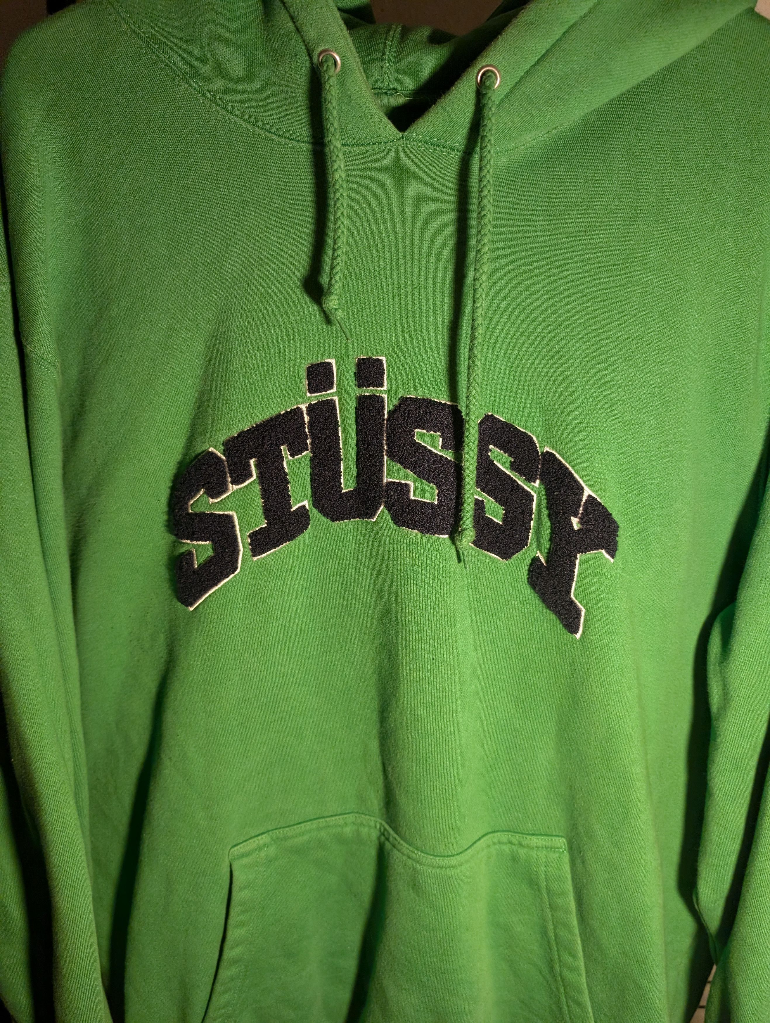 Stussy STUSSY CHENILLE ARCH APPLIQUE HOODIE Size US XL / EU 56 / 4 - 2 Thumbnail