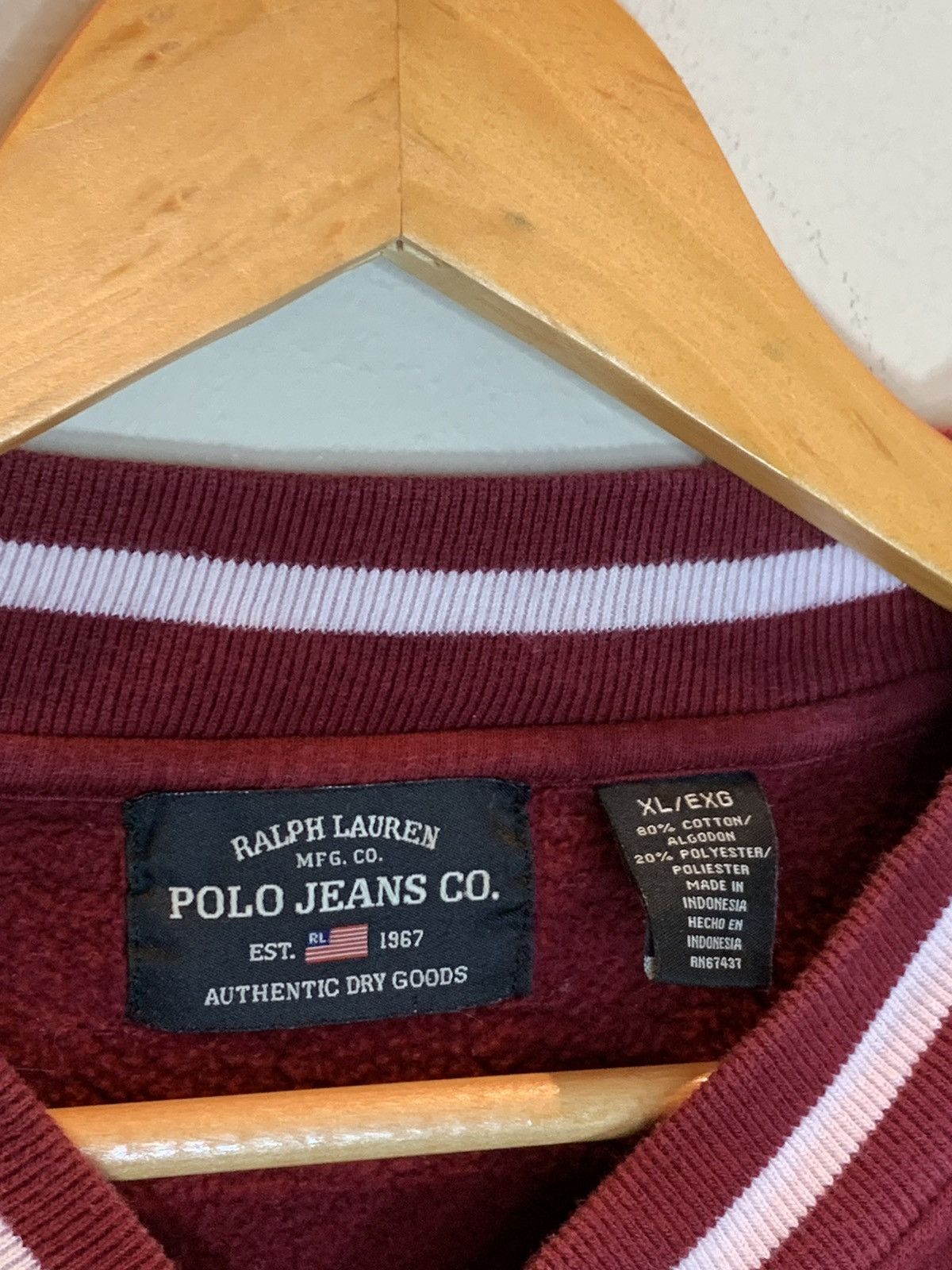 Polo Ralph Lauren *RARE* Vintage Polo Jeans Co Ralph Lauren Patch Zip Jacket Size US XL / EU 56 / 4 - 9 Thumbnail