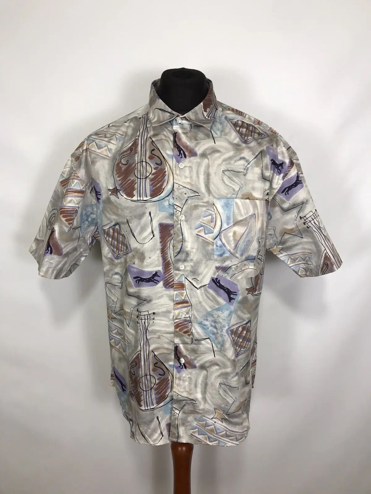Other Vintage crazy shirt 70’s - 80’s Size US M / EU 48-50 / 2 - 1 Thumbnail