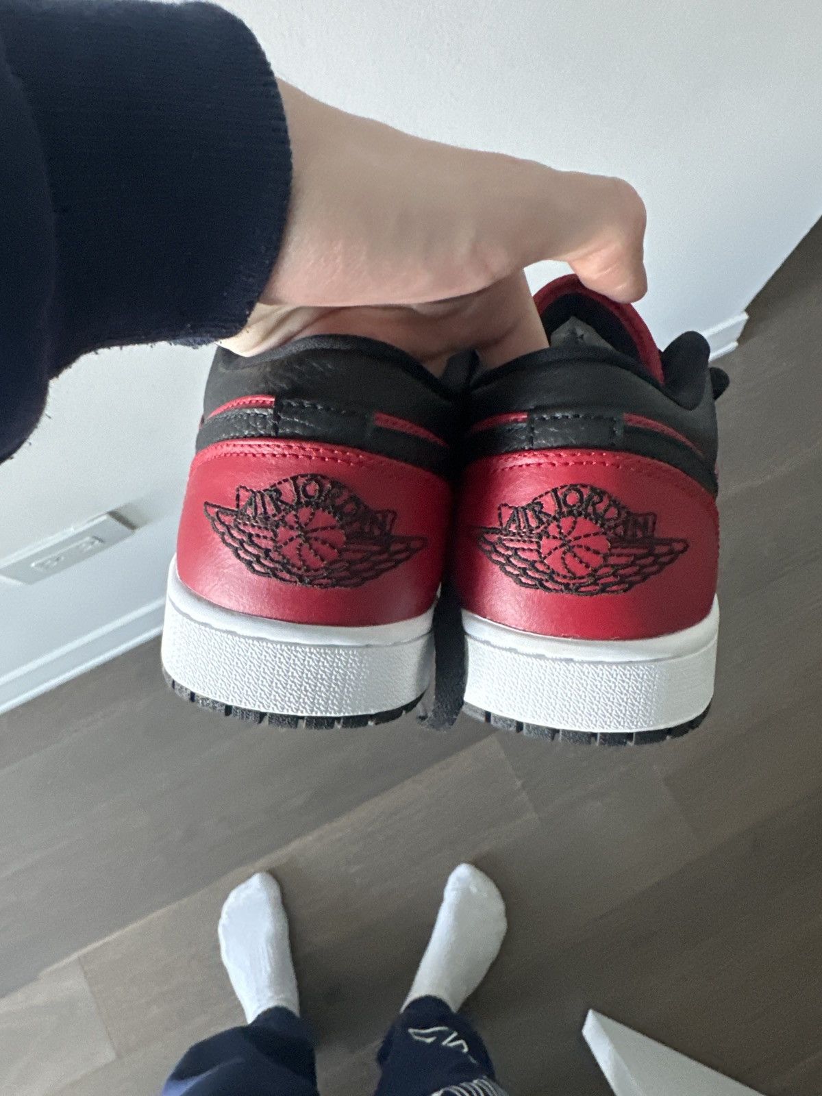 Jordan Brand × Nike Jordan 1 low reverse bred pebbled Size US 10.5 / EU 43-44 - 9 Thumbnail