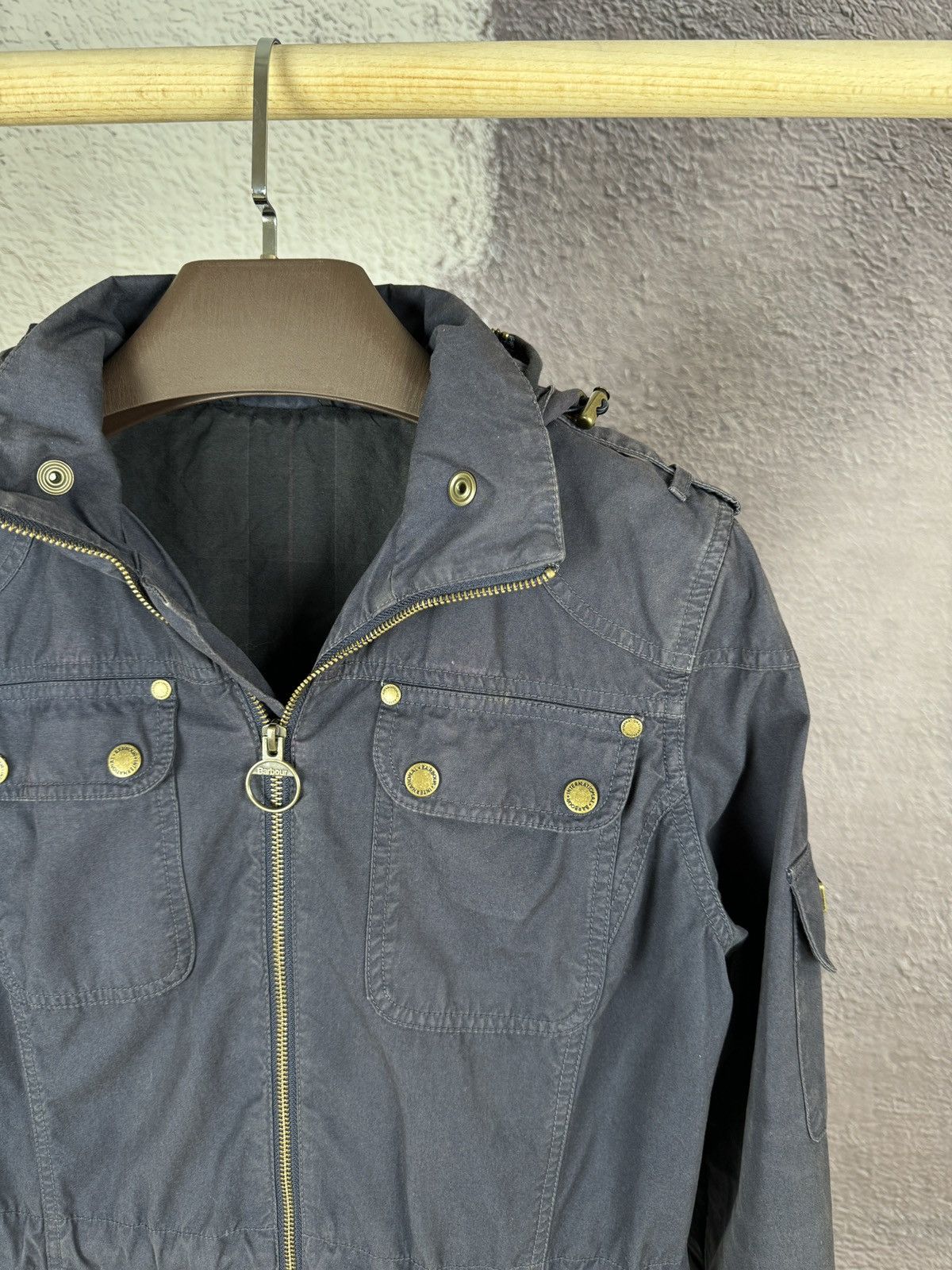 Barbour Barbour International White label faded navy blue jacket Size M / US 6-8 / IT 42-44 - 5 Thumbnail