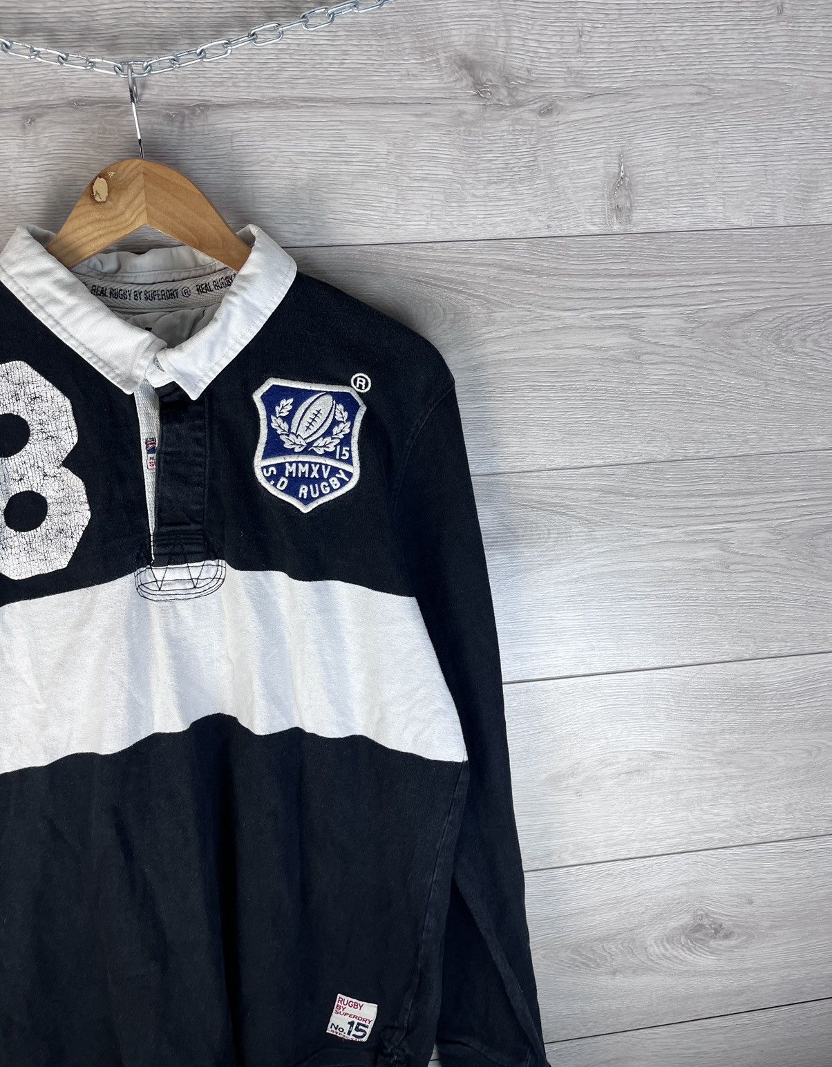 Superdry Men’s long sleeve Superdry size M rugby Size US M / EU 48-50 / 2 - 2 Thumbnail
