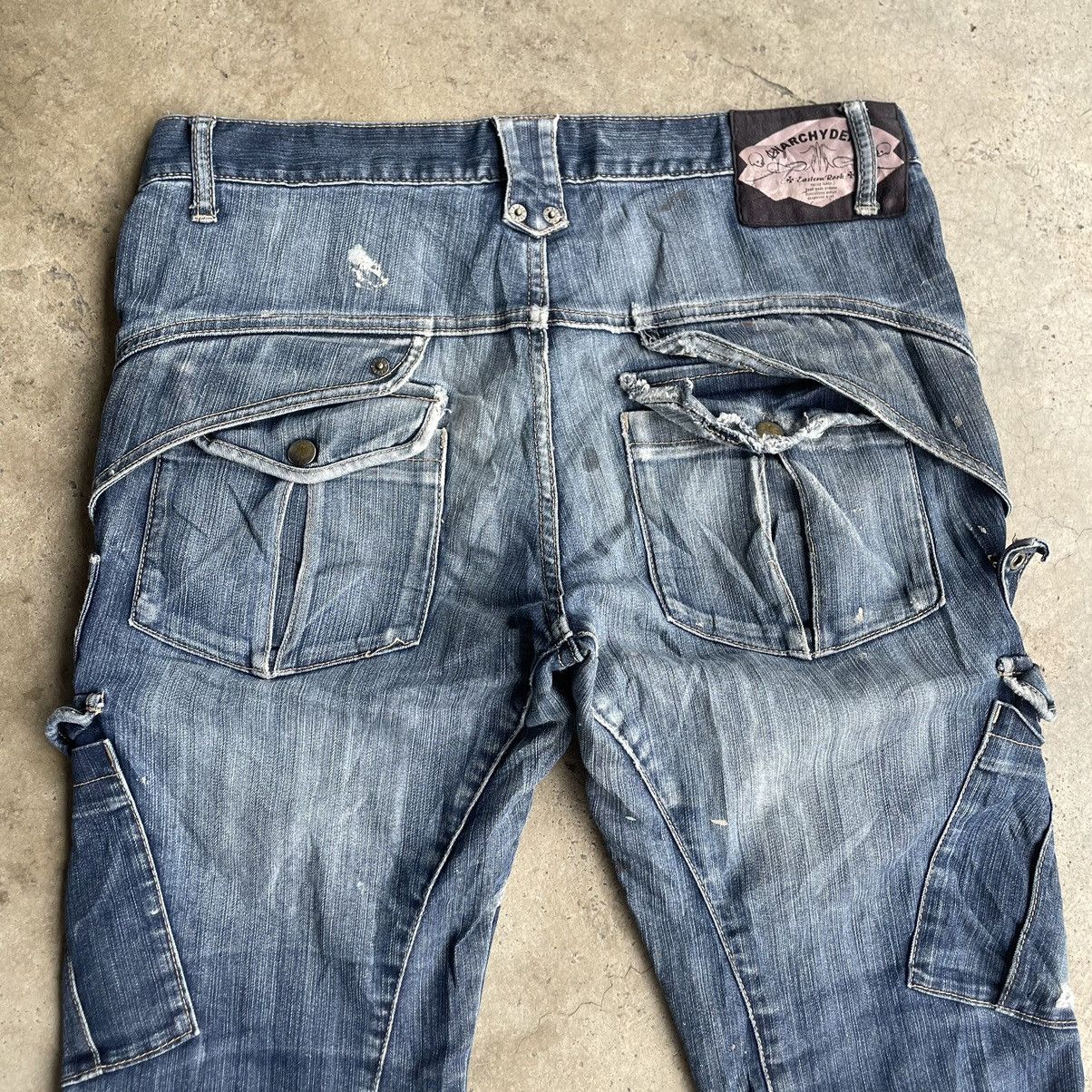 🔥🇯🇵PPFM Multipockets Splatter Paint Sick Punk Distress Denim