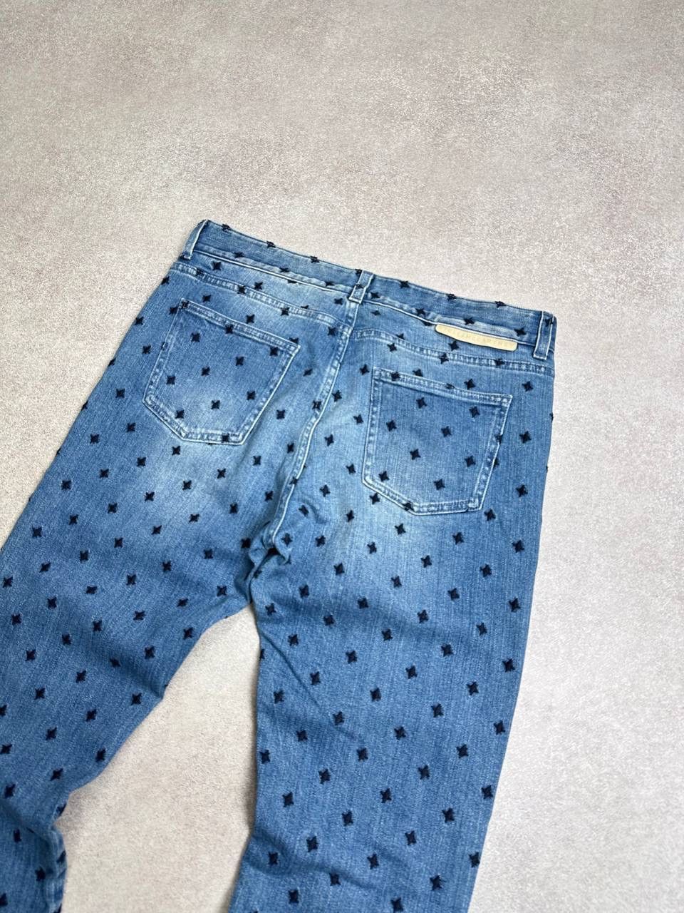 Stella McCartney WMNS Stella McCartney All Over Stars Denim Jeans Size 27" / US 4 / IT 40 - 2 Thumbnail