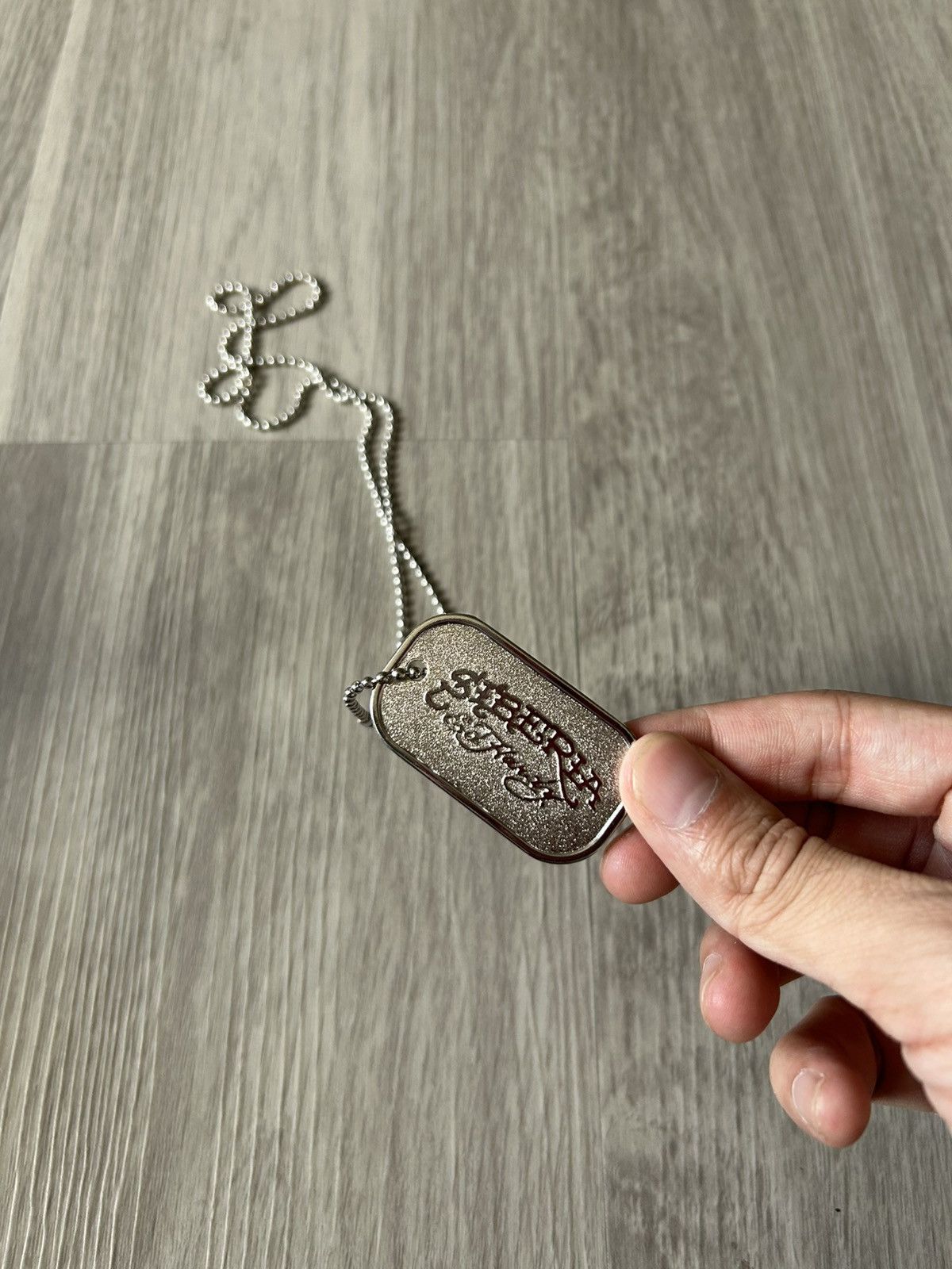 Ed Hardy By Siberia Hills Dog Tag Necklace