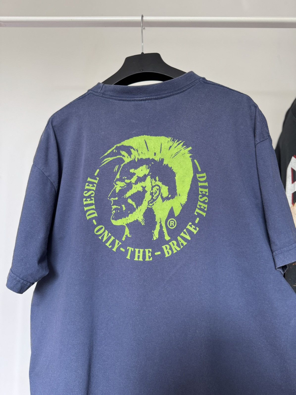 Diesel Vintage 90s Diesel Advertisement Logo Faded Heavy Tee Size US XL / EU 56 / 4 - 2 Thumbnail