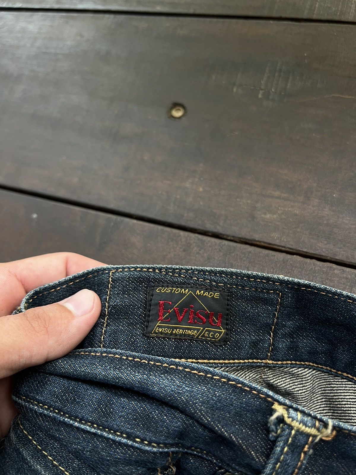 Evisu EVISU DAICOCK RARE PATCHWORK SELVEDGE DENIM BAGGY JEANS Size US 36 / EU 52 - 6 Thumbnail