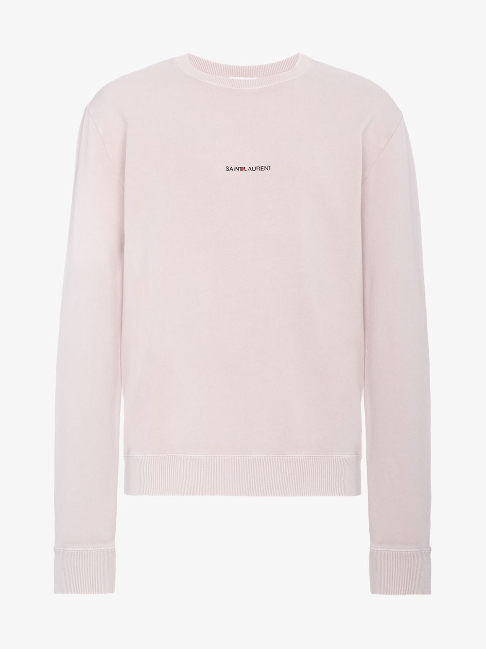 image of Saint Laurent Paris Saint Laurent Oversized Light Pink Logo Sweatshirt Xs, Men's