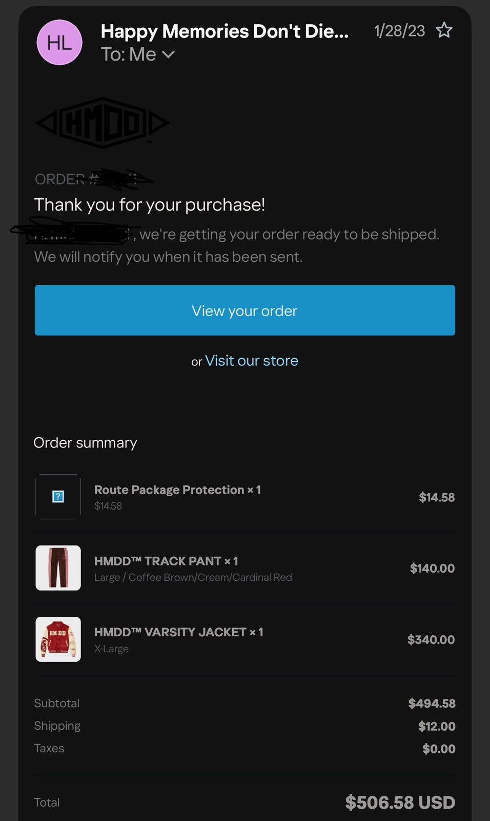 HMDD HMDD Varsity Jacket Size US XL / EU 56 / 4 - 4 Thumbnail
