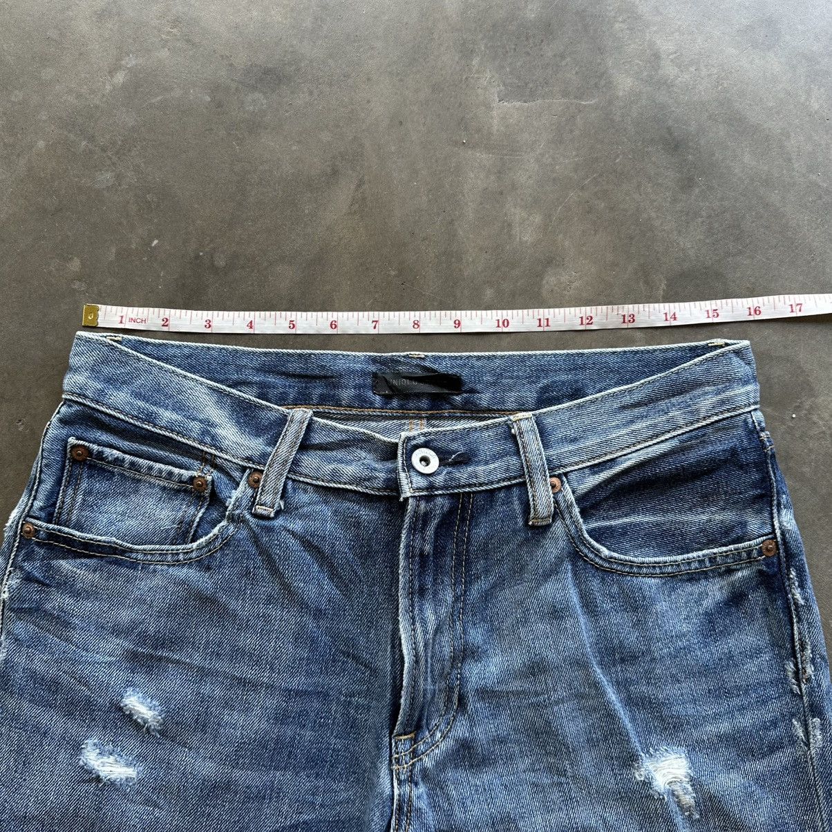 Japanese Brand Vintage Japanese Faded Jean Distressed Denim Pant W31 Size US 31 - 8 Thumbnail