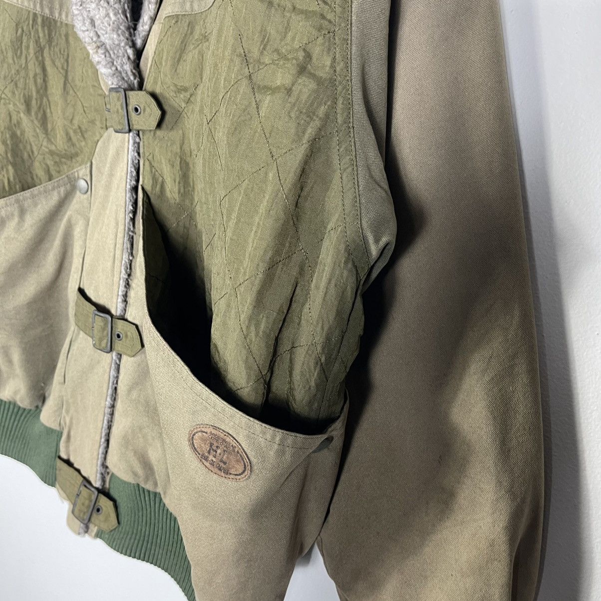 Issey Miyake Vintage Henri Luc chapuis Hybrid Military Bomber Jacket Size US M / EU 48-50 / 2 - 7 Thumbnail