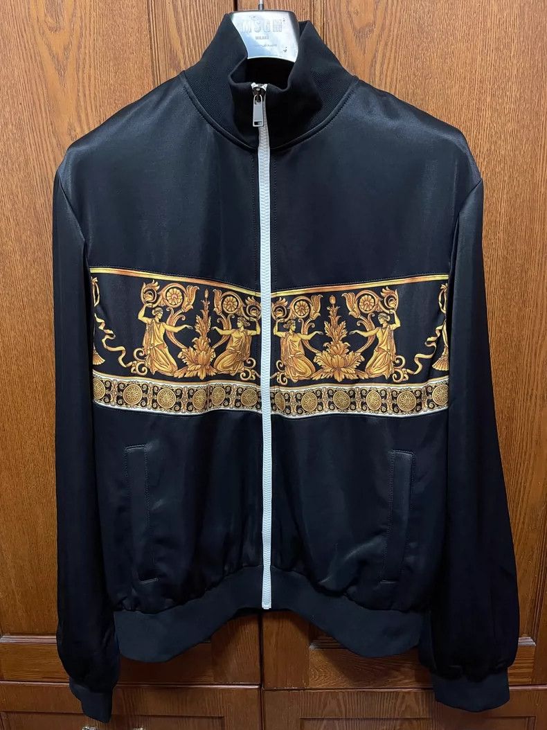 Versace Versace Matte zipper hardware loose jacket Size US XL / EU 56 / 4 - 1 Thumbnail