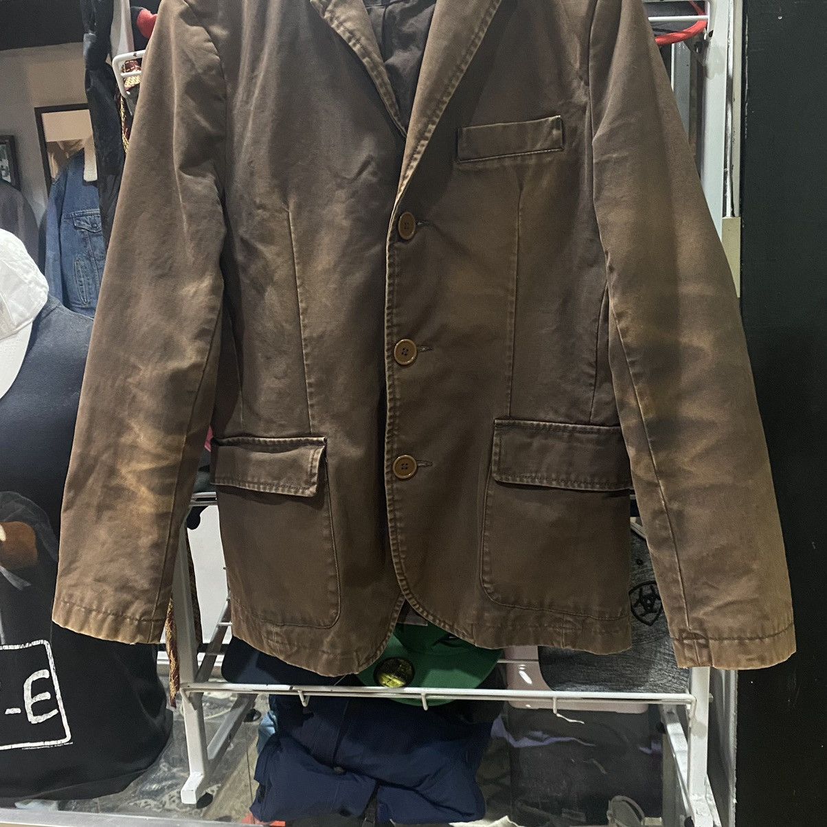 Armani VINTAGE RARE‼️ARMANI JEANS Blazer Jackets Archive Size 44S - 4 Thumbnail