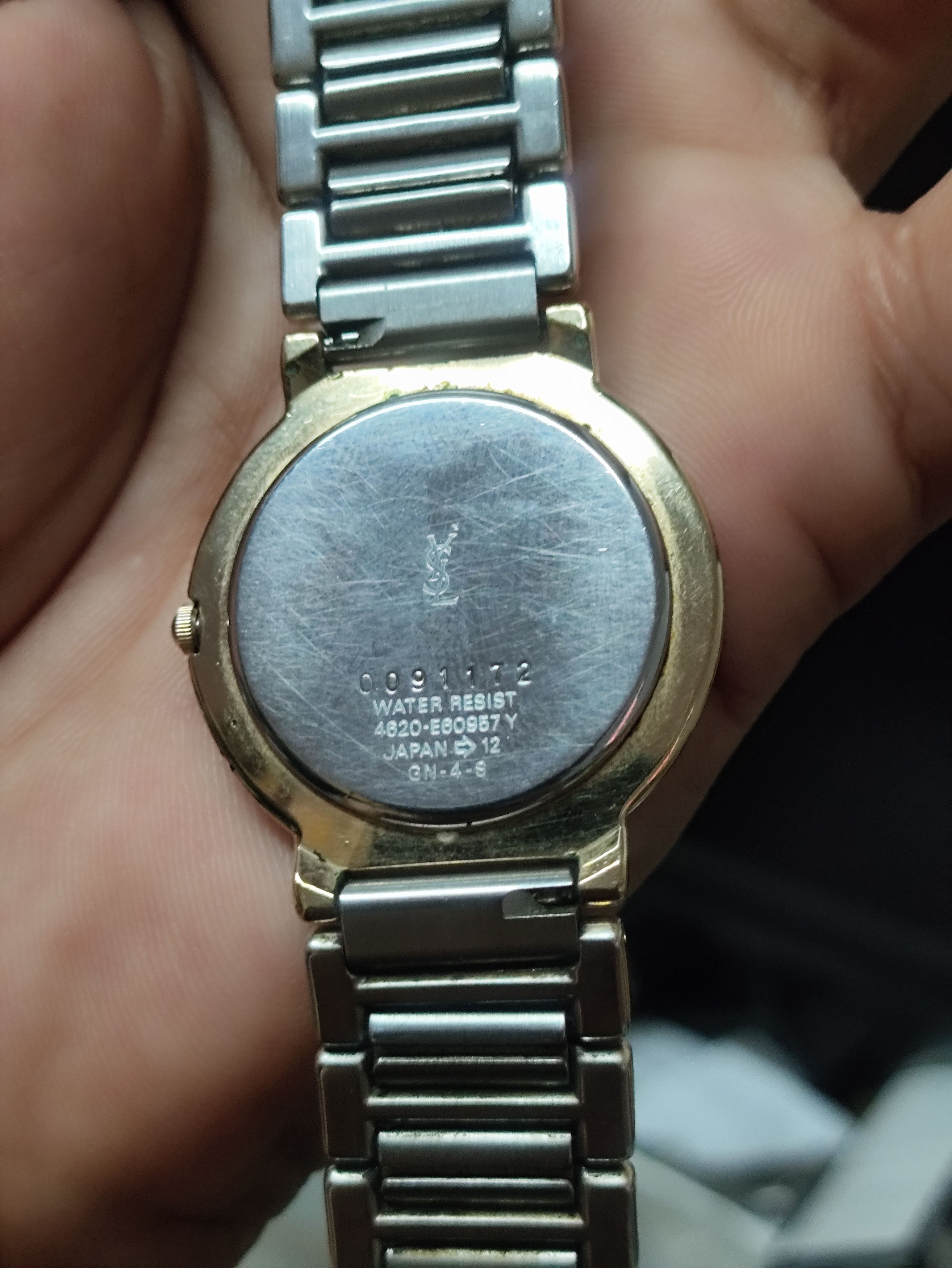 Designer × Vintage × Yves Saint Laurent Vintage Yves Saint Laurent Ladies Watch (Fully steel) Size ONE SIZE - 8 Thumbnail