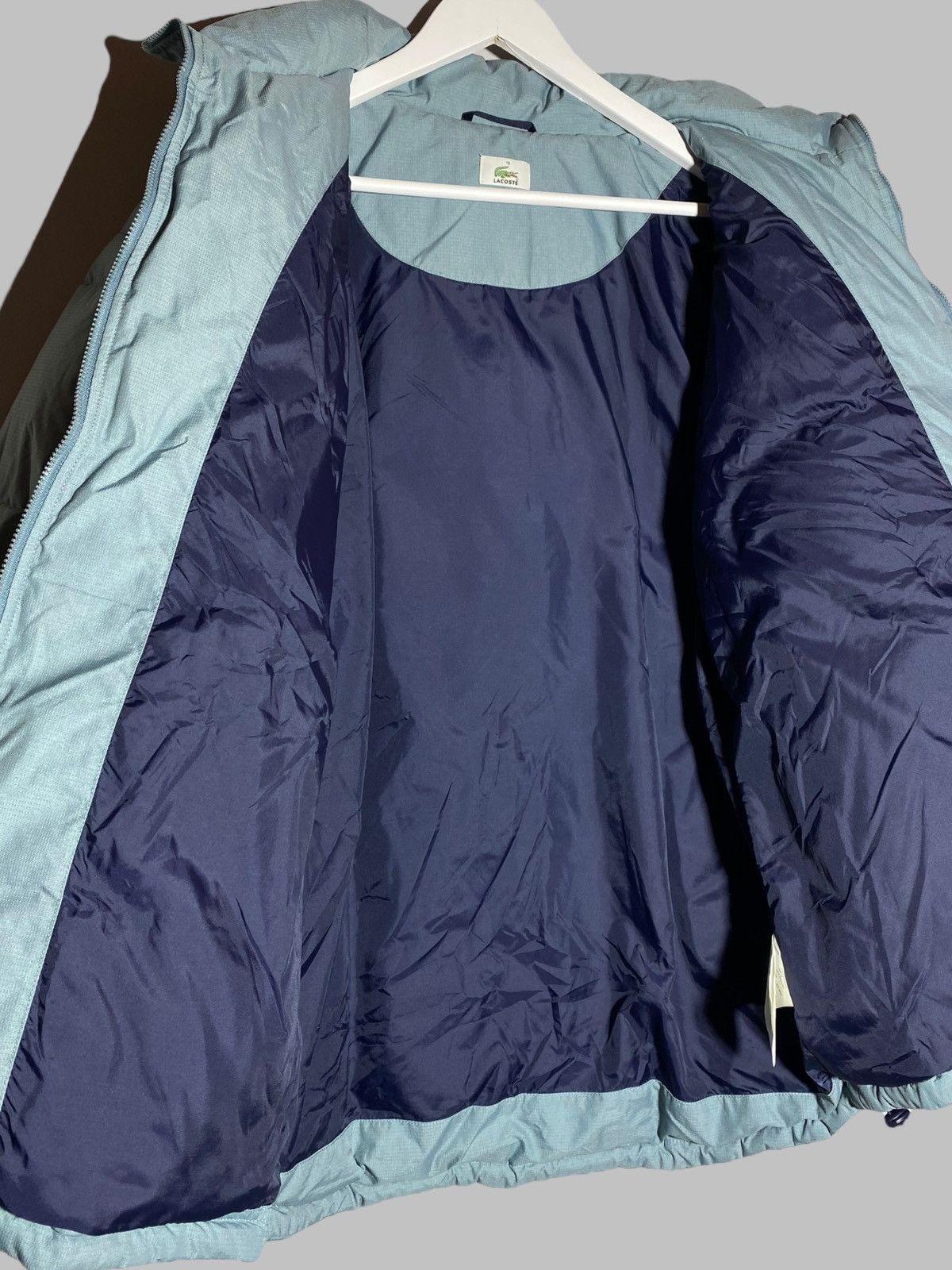 Lacoste 🔥 LACOSTE BABY BLUE PUFFER JACKET TYLER THE CREATOR VIBE Y2k Size US S / EU 44-46 / 1 - 21 Thumbnail
