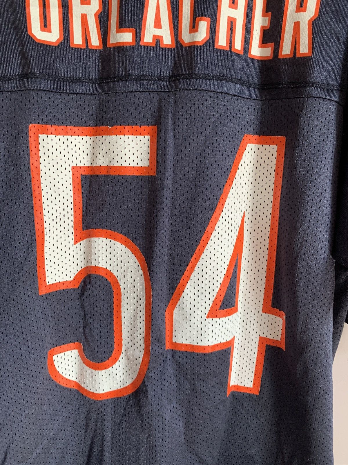 Reebok Chicago Bears NFL Jersey Reebok Vintage Size L URLACHER #54 Size US L / EU 52-54 / 3 - 12 Thumbnail
