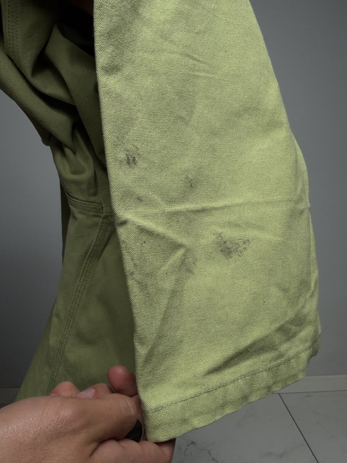Golf Wang Golf Wang Light Green Canvas Trousers Workwear Streetwear Size US 32 / EU 48 - 10 Thumbnail